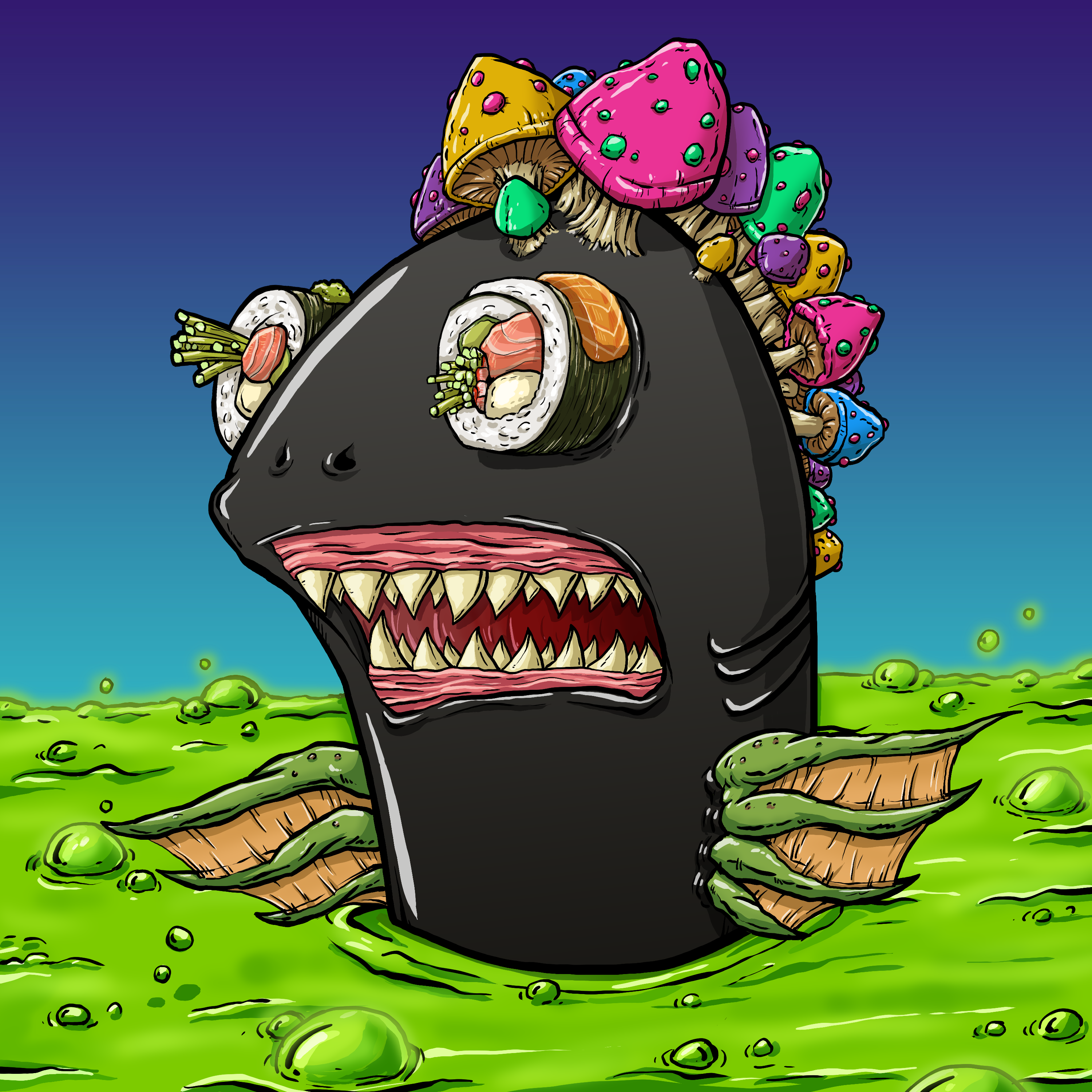 CRAZY CRITTERS - FISH  502 NFT on Algorand