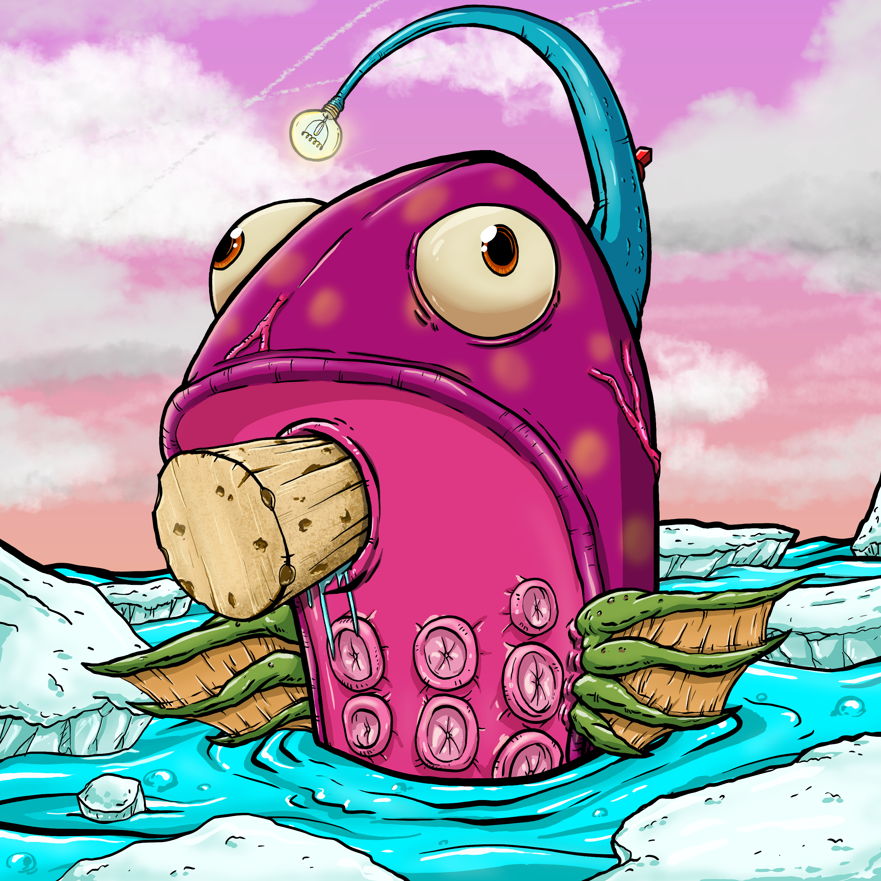 CRAZY CRITTERS - FISH 504 NFT on Algorand