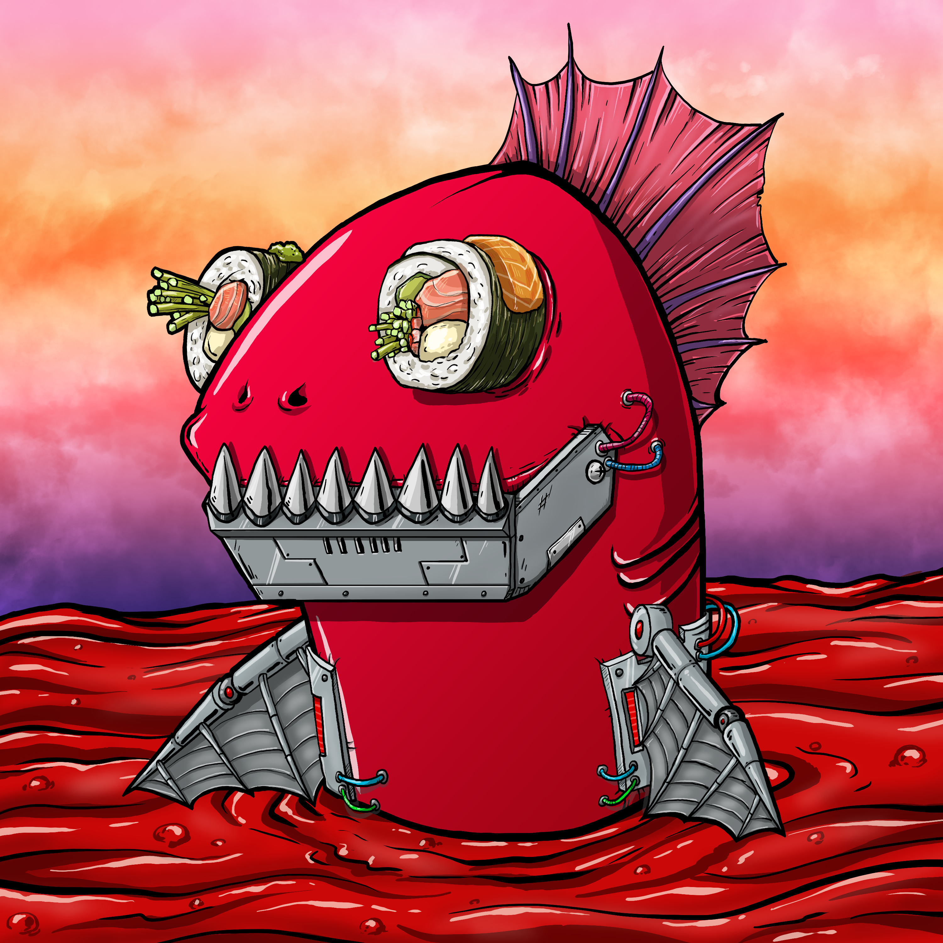 CRAZY CRITTERS - FISH 515 NFT on Algorand