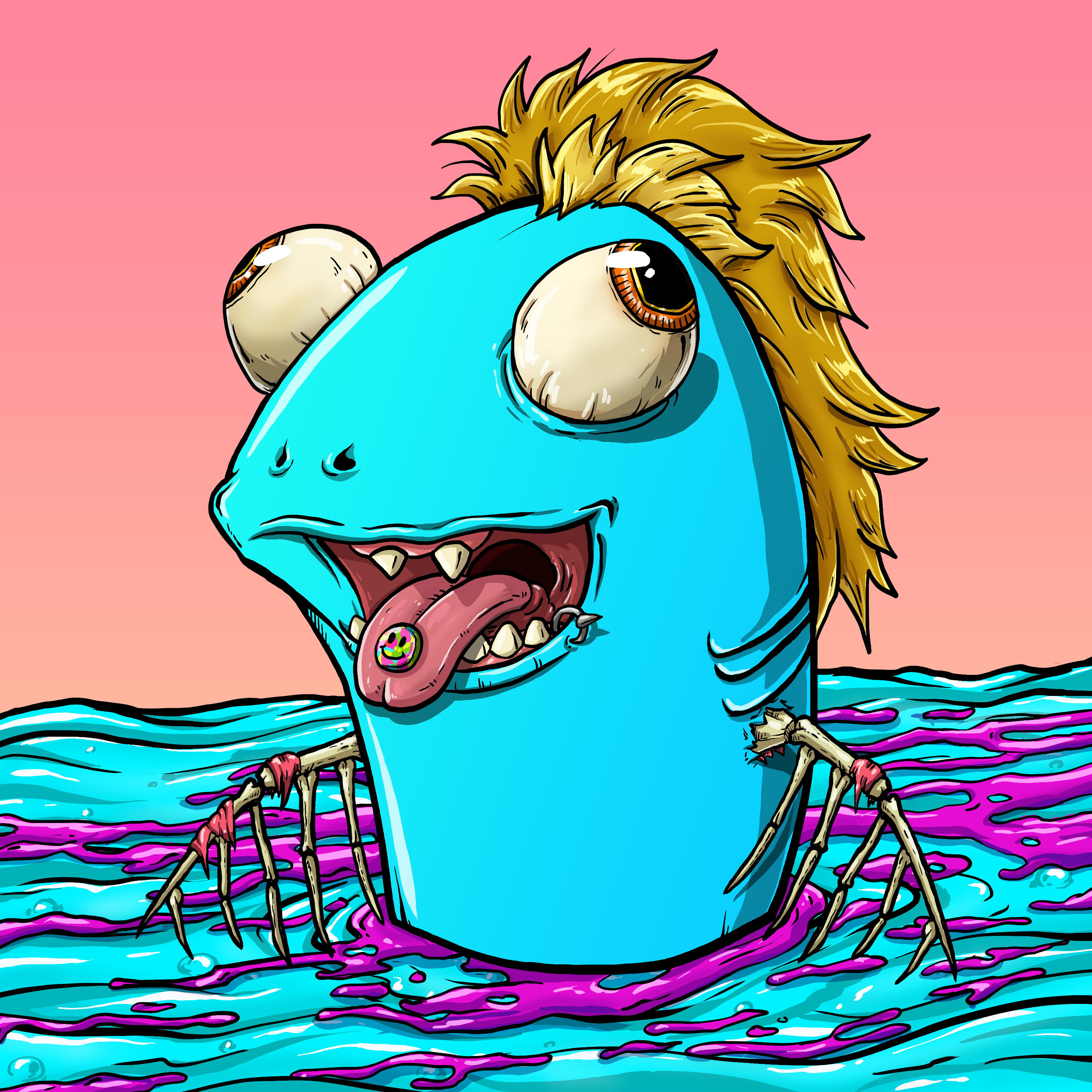 CRAZY CRITTERS - FISH 517 NFT on Algorand