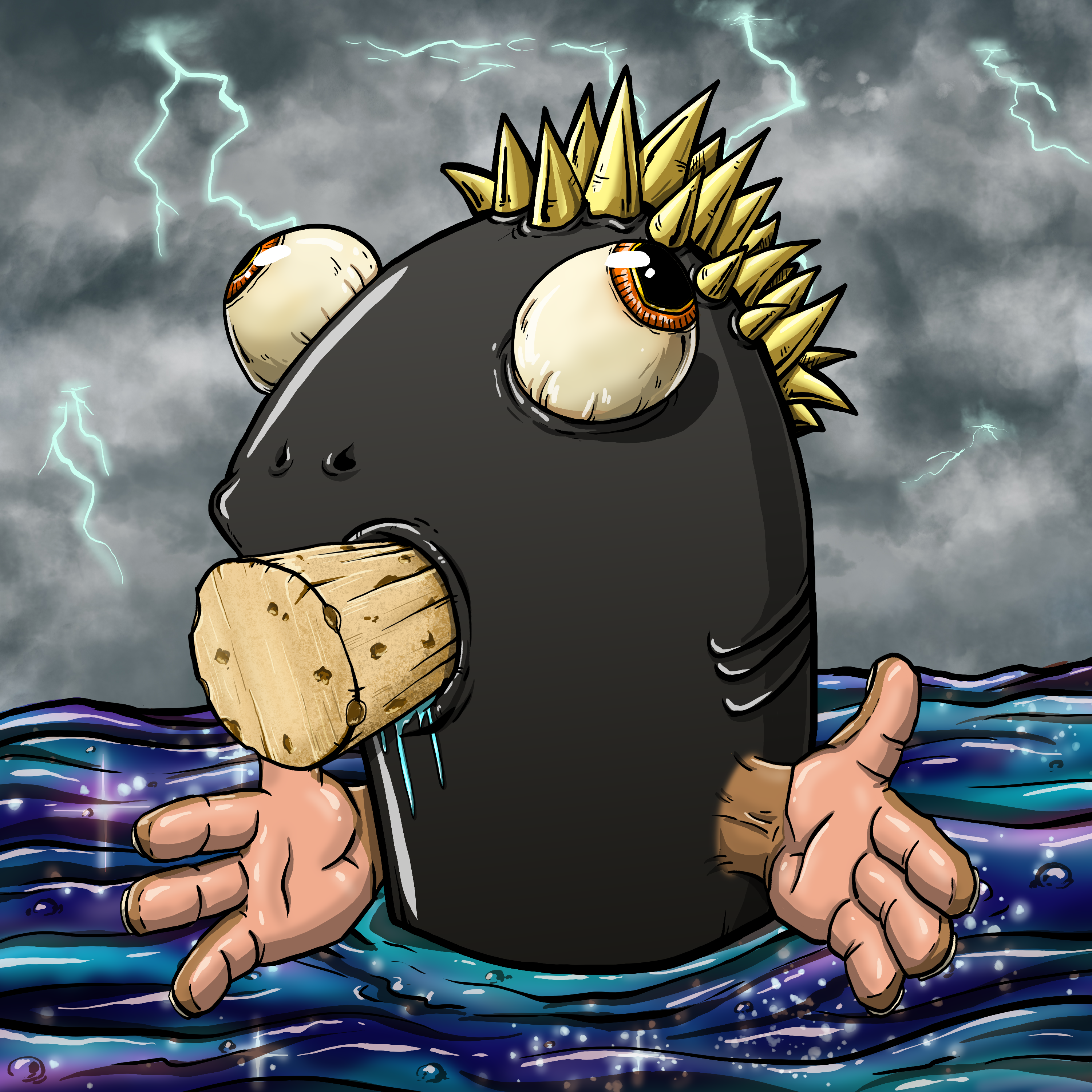 CRAZY CRITTERS - FISH  521 NFT on Algorand