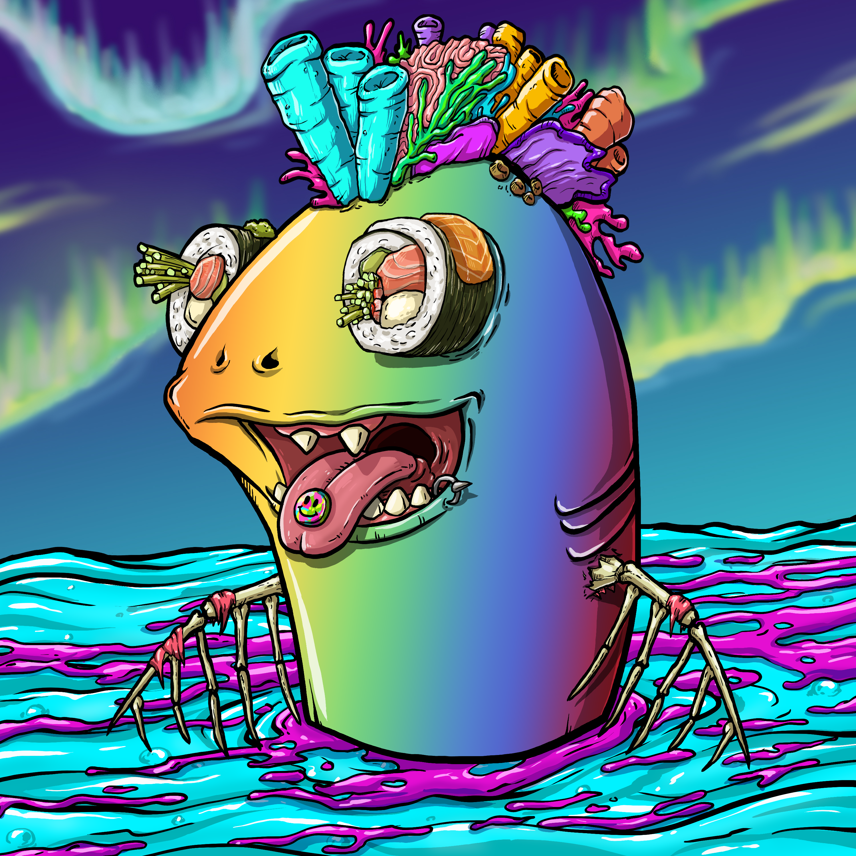 CRAZY CRITTERS - FISH 524 NFT on Algorand