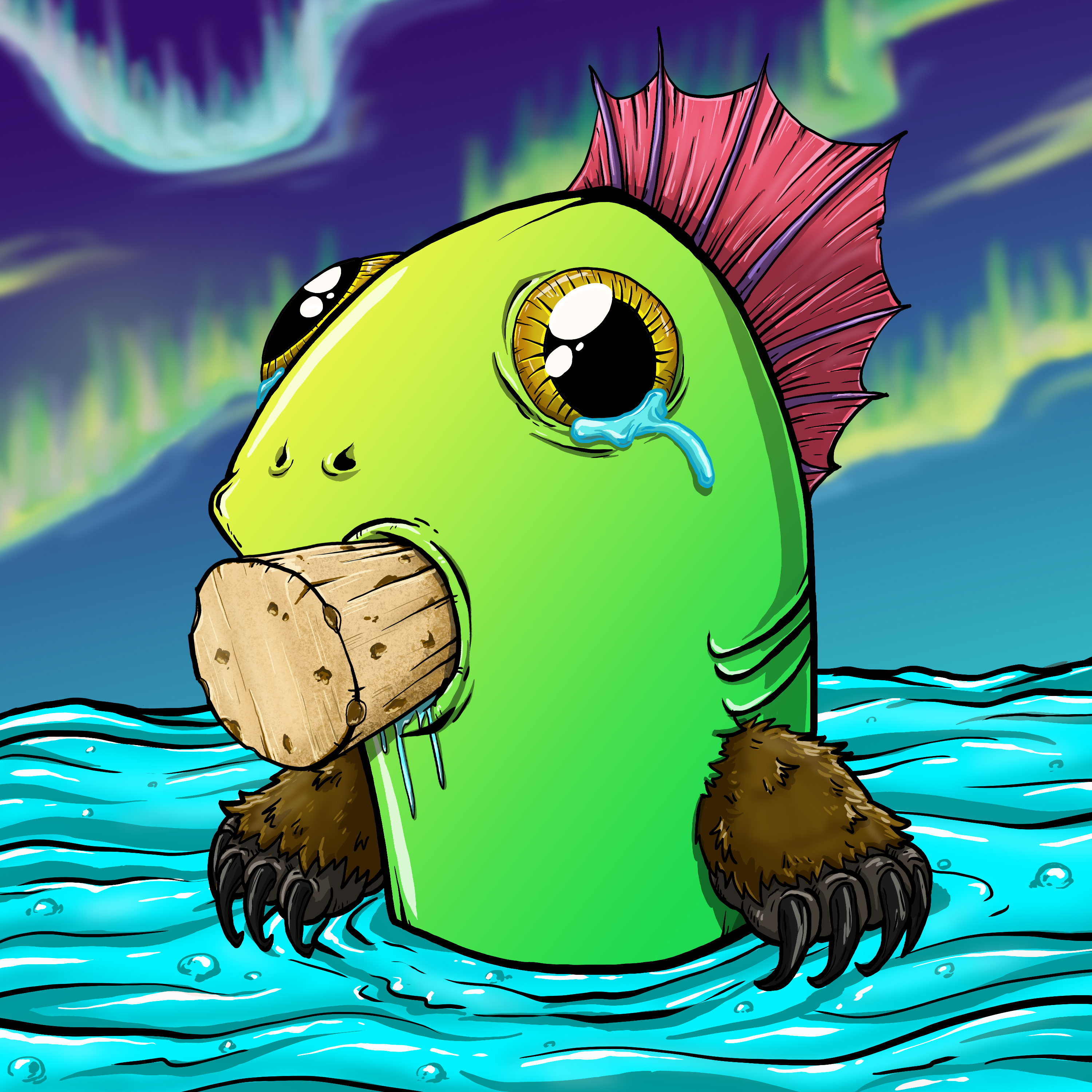 CRAZY CRITTERS - FISH  528 NFT on Algorand