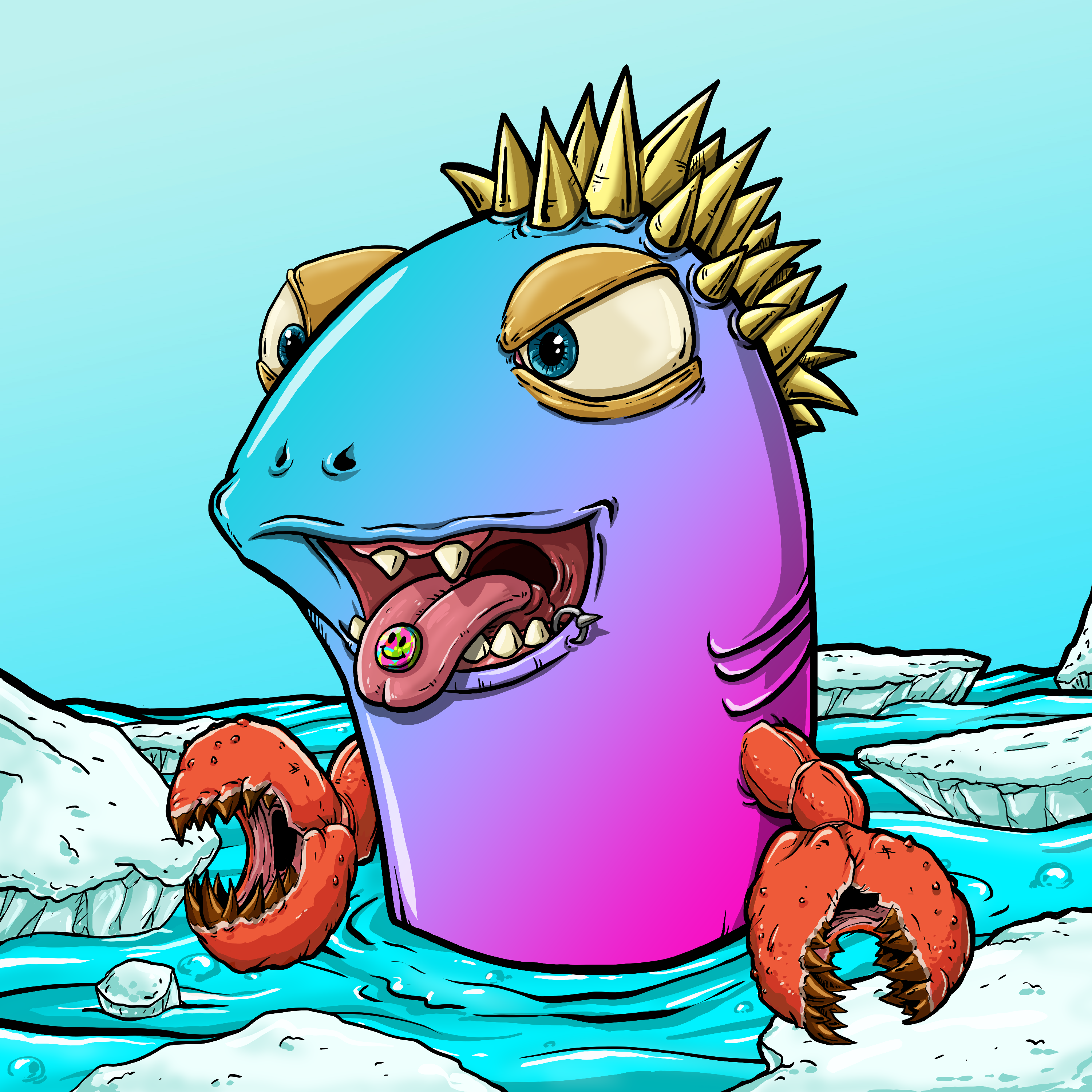 CRAZY CRITTERS - FISH 538 NFT on Algorand