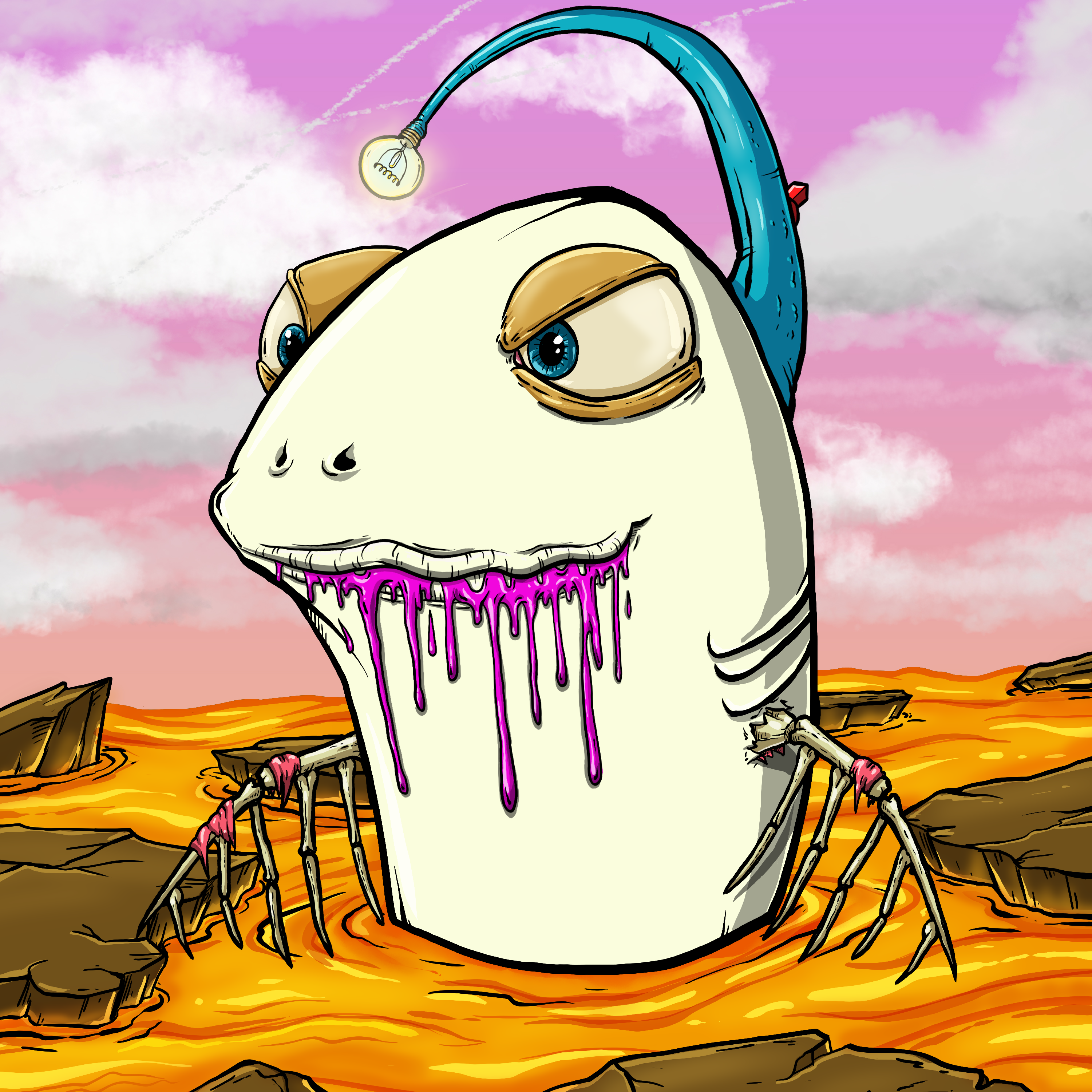 CRAZY CRITTERS - FISH  539 NFT on Algorand