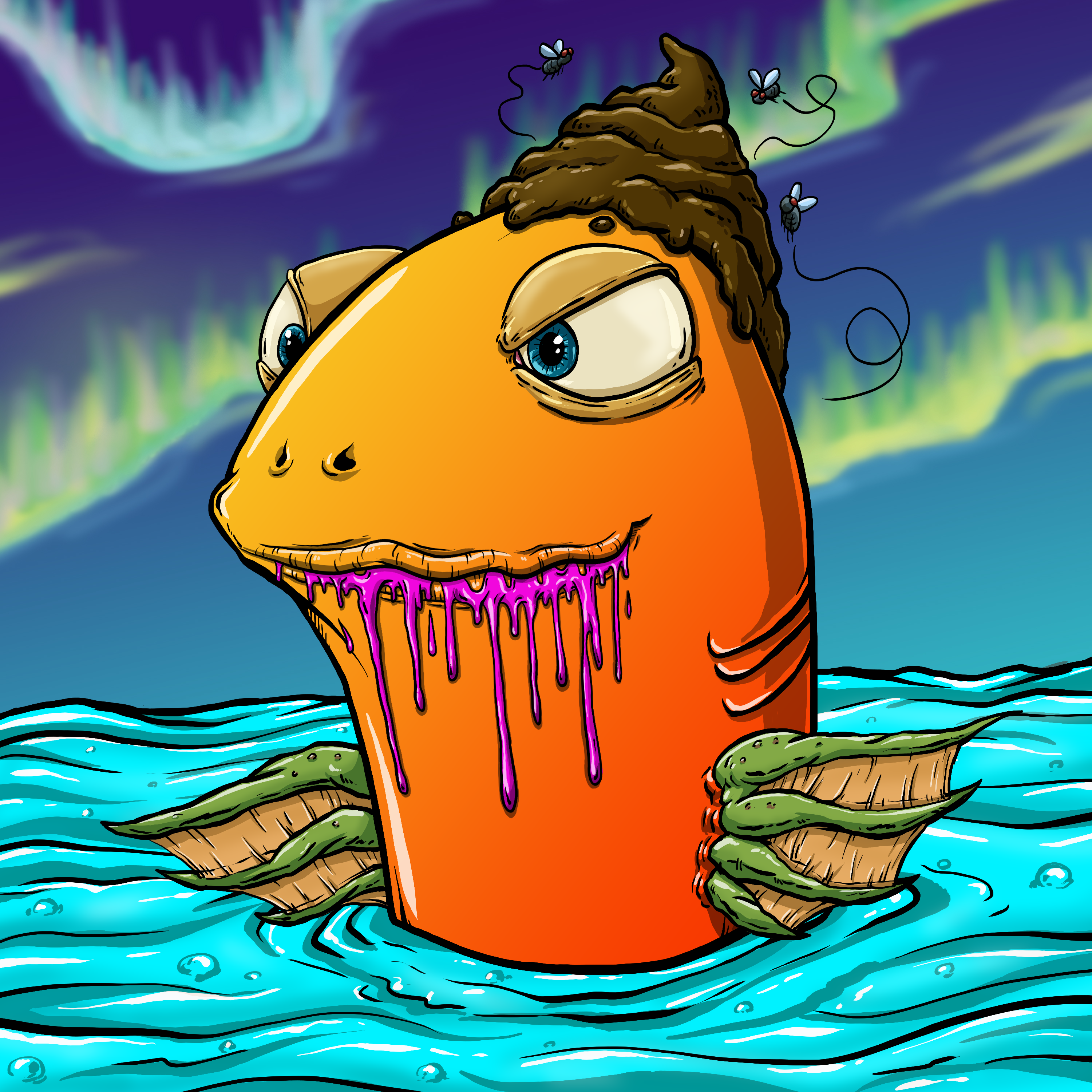 CRAZY CRITTERS - FISH  542 NFT on Algorand