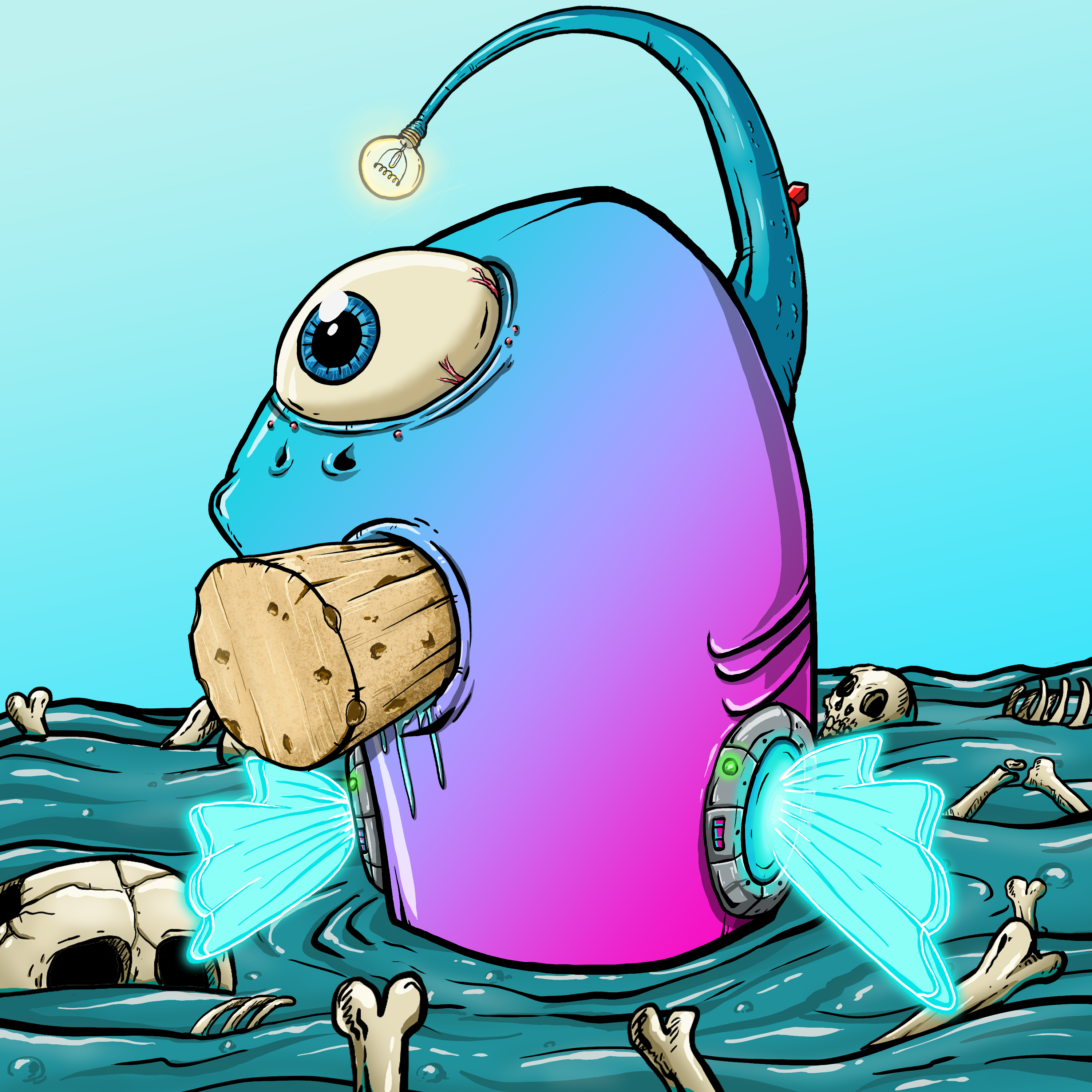 CRAZY CRITTERS - FISH  543 NFT on Algorand