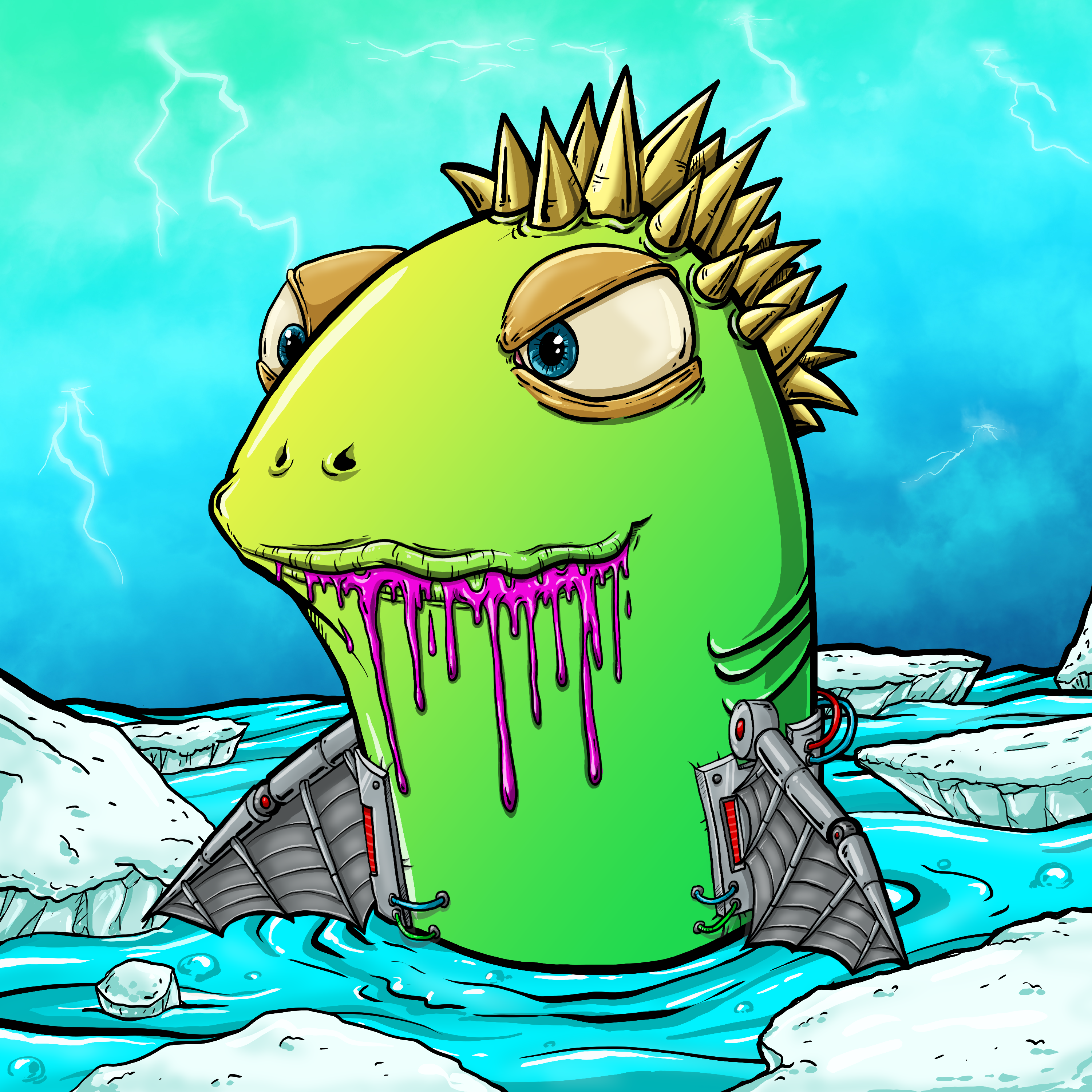 CRAZY CRITTERS - FISH 552 NFT on Algorand