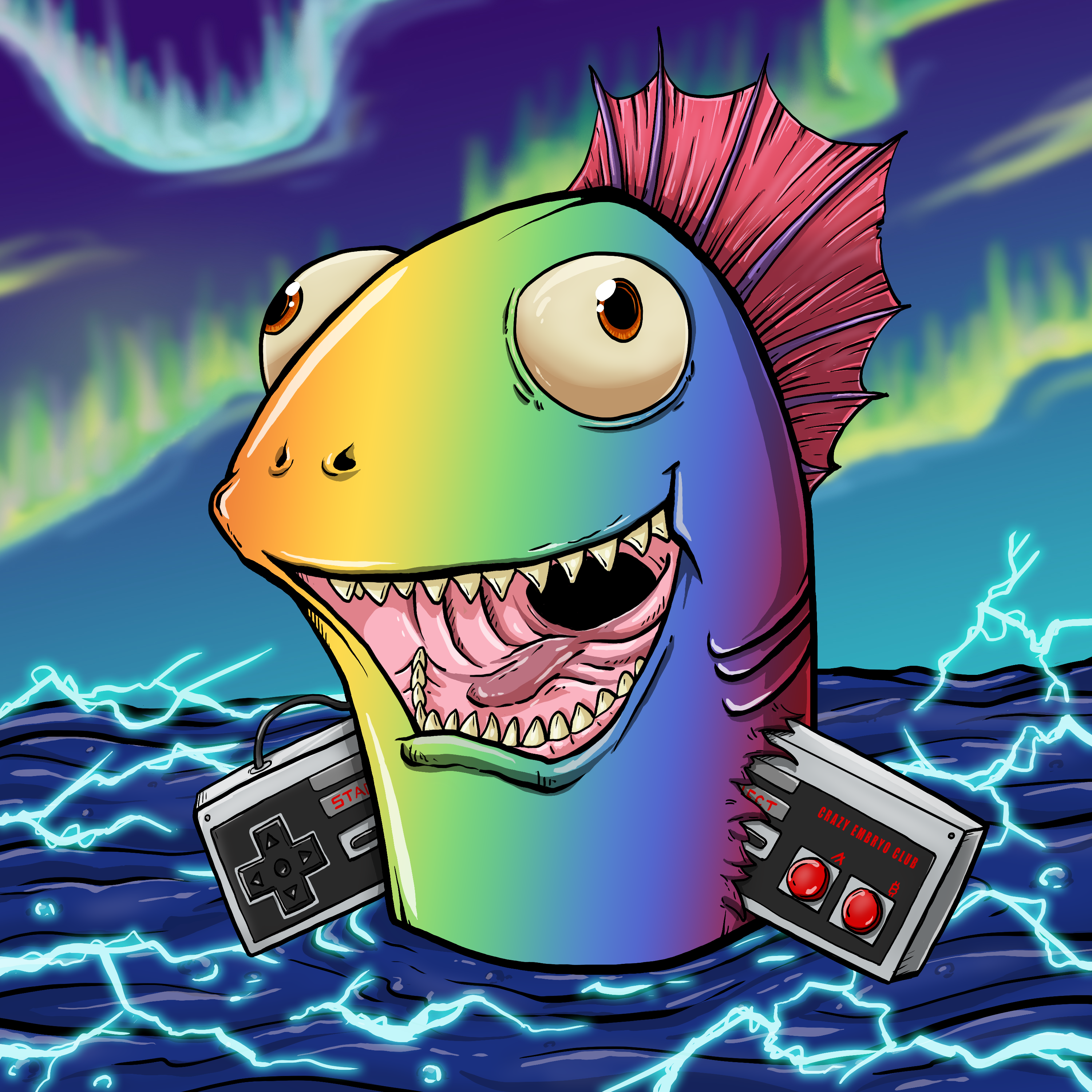 CRAZY CRITTERS - FISH  562 NFT on Algorand