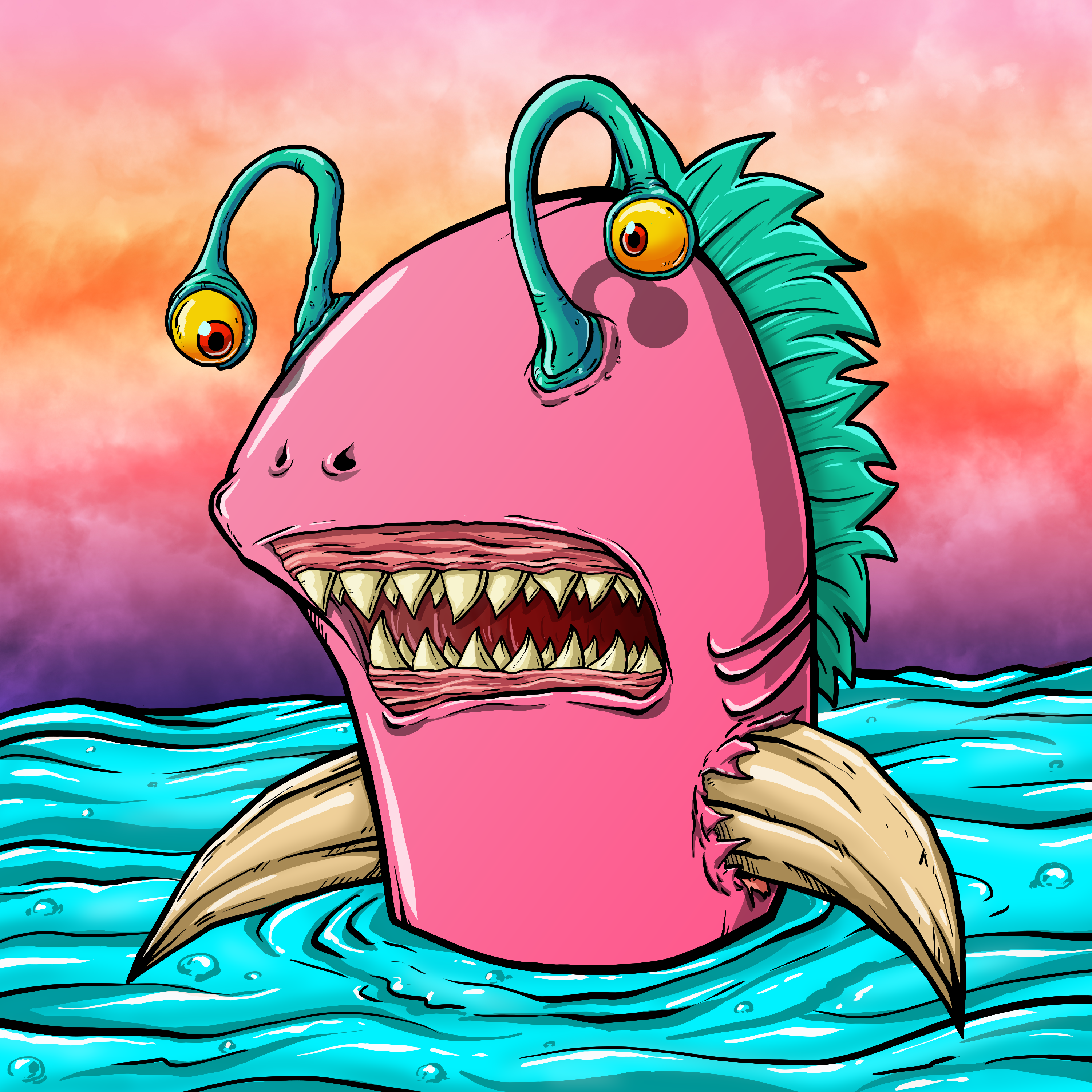 CRAZY CRITTERS - FISH  567 NFT on Algorand