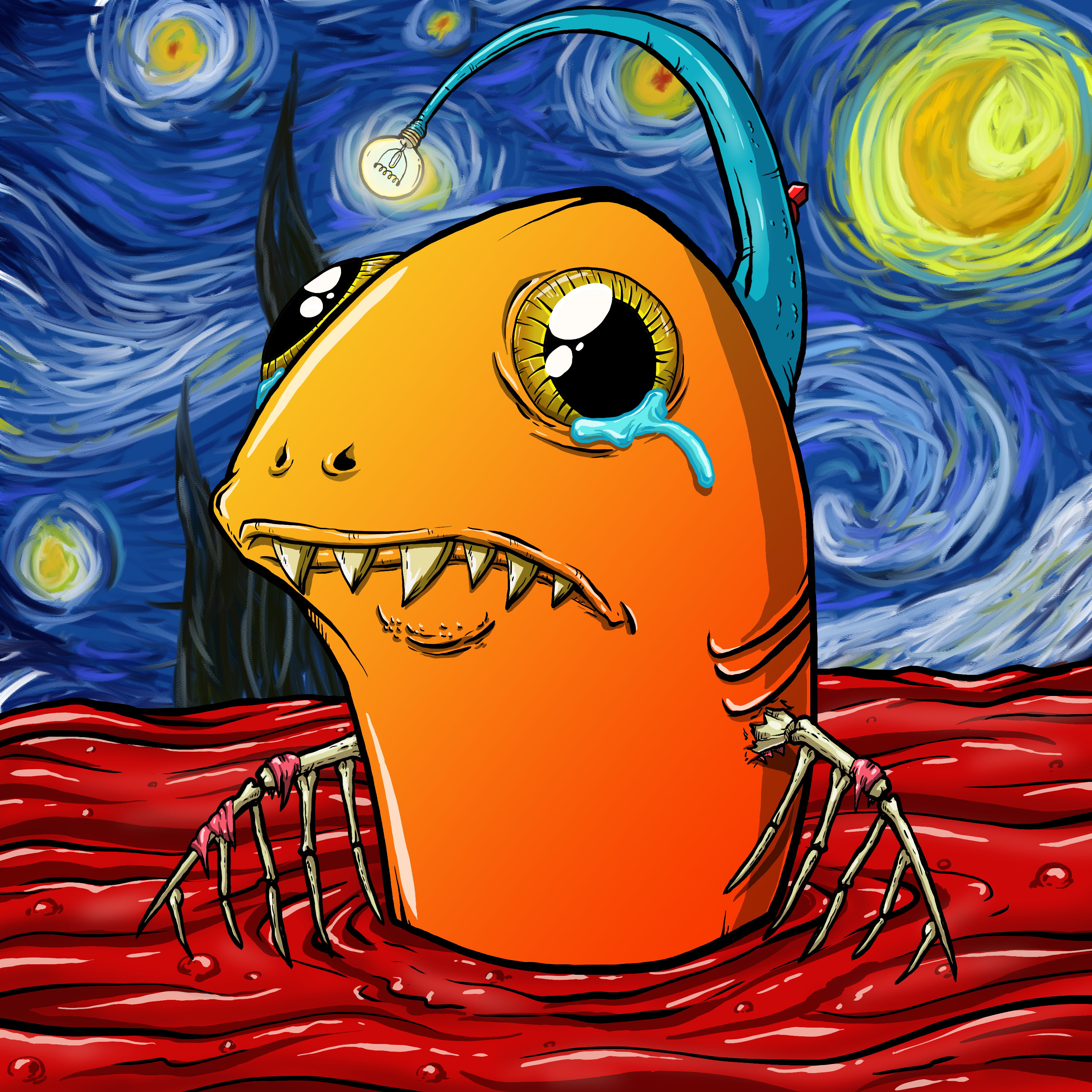 CRAZY CRITTERS - FISH  568 NFT on Algorand