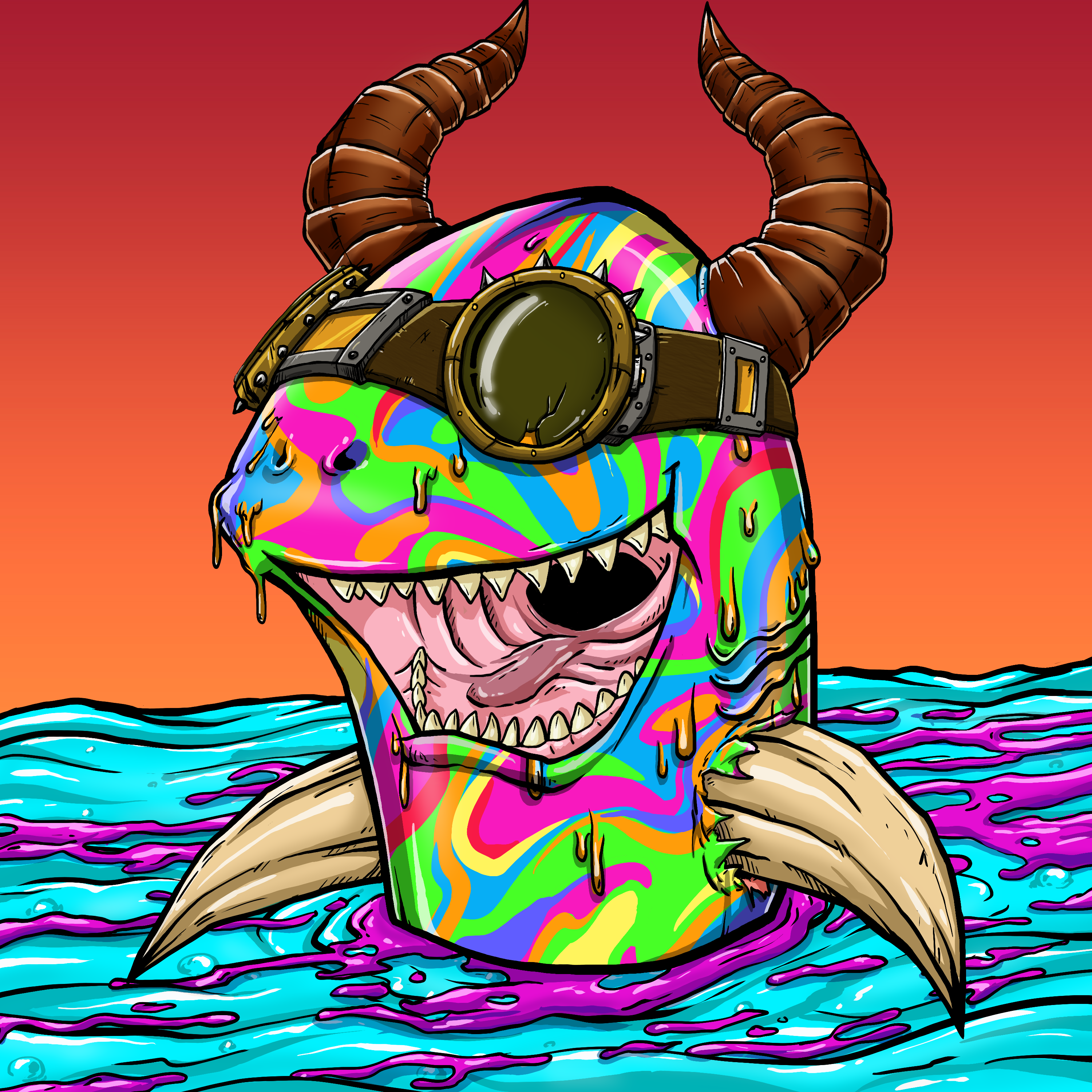 CRAZY CRITTERS - FISH  570 NFT on Algorand