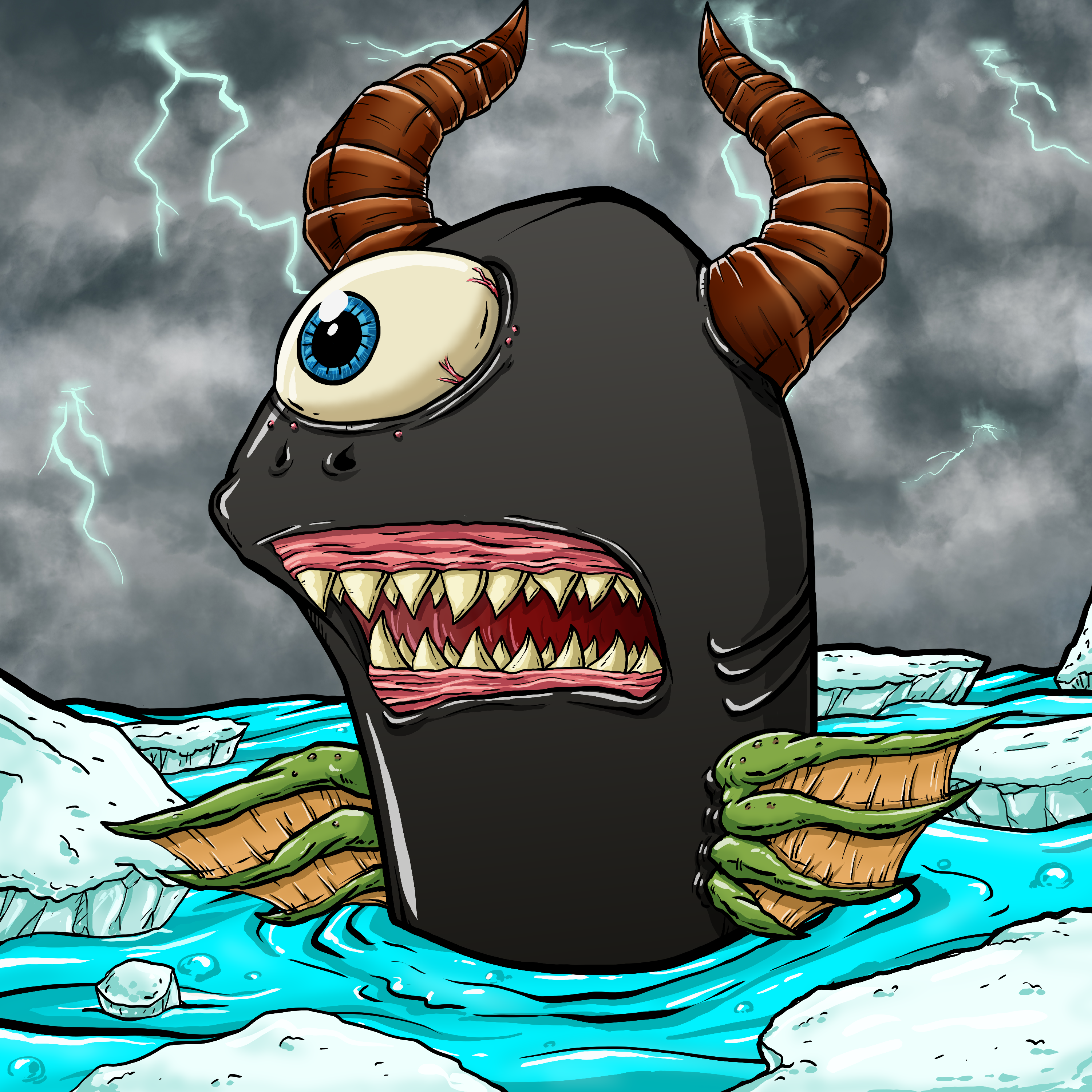 CRAZY CRITTERS - FISH  603 NFT on Algorand