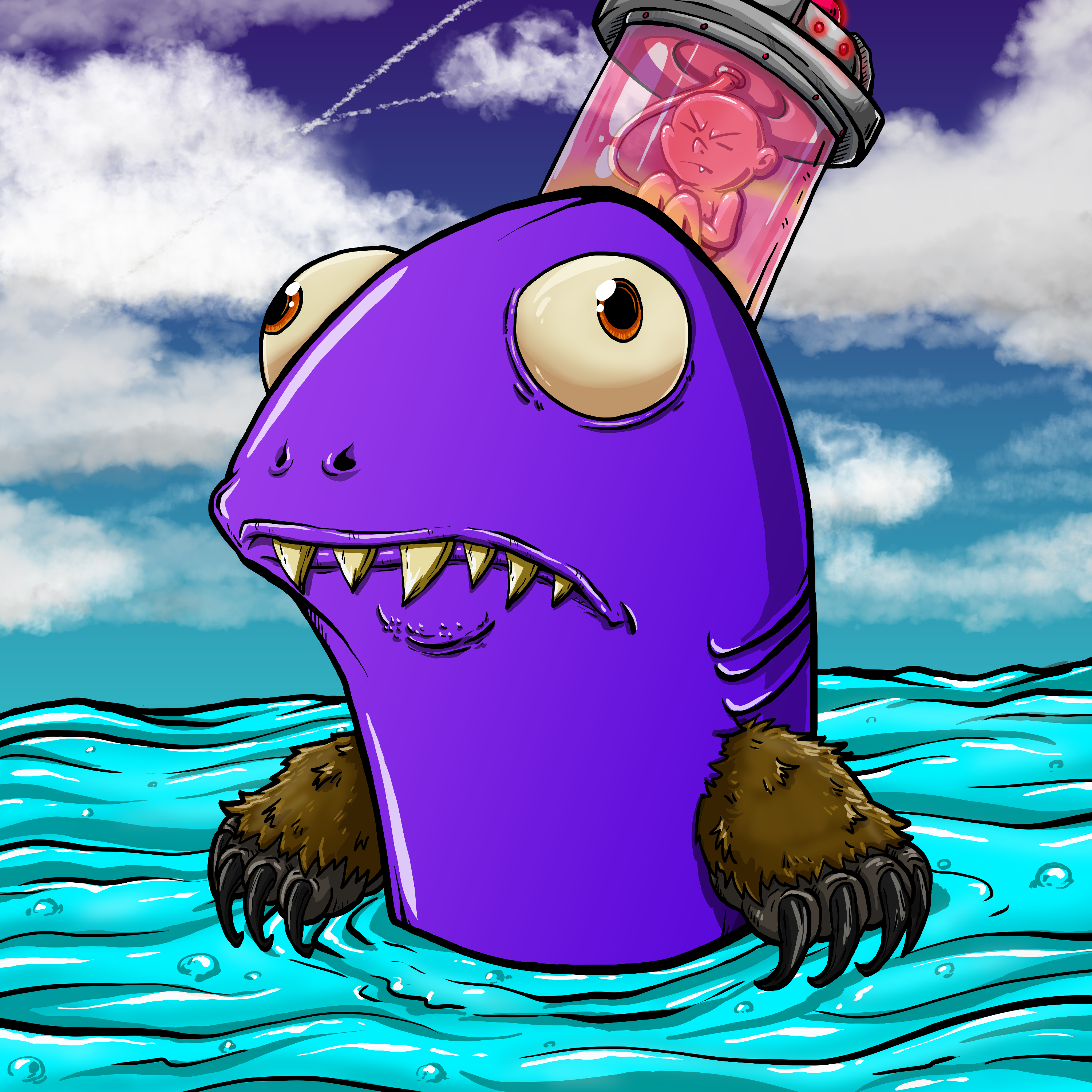 CRAZY CRITTERS - FISH  609 NFT on Algorand