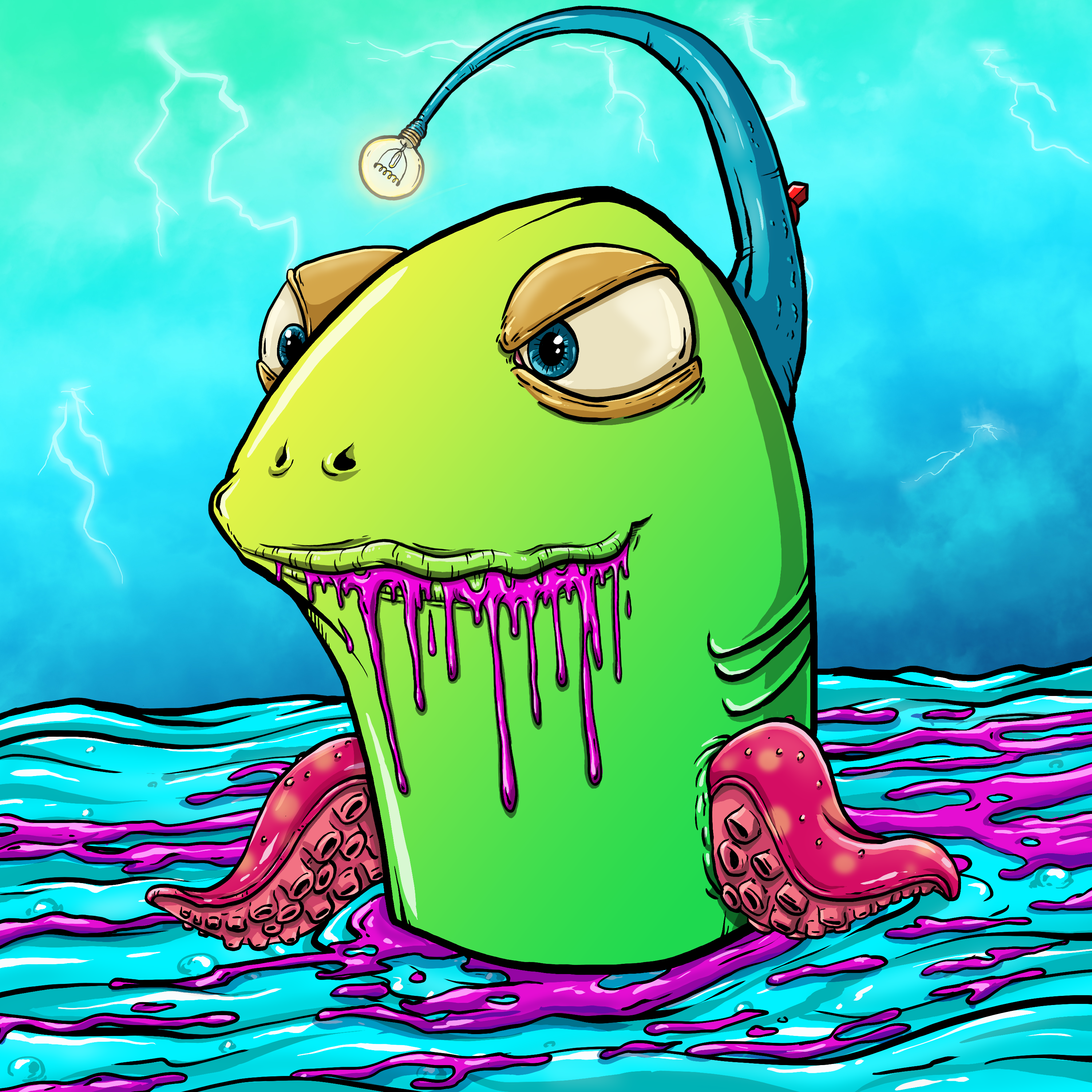 CRAZY CRITTERS - FISH 672 NFT on Algorand