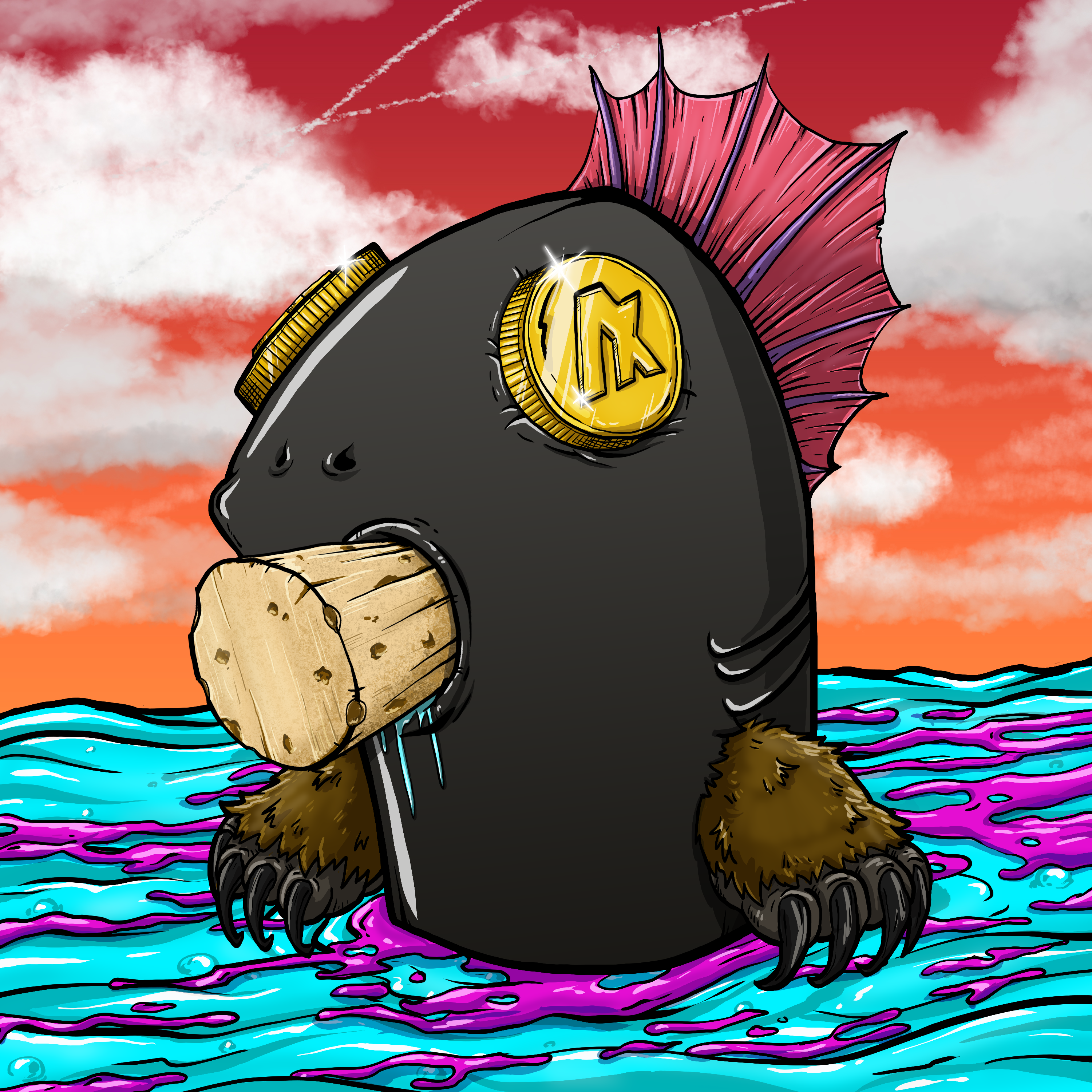 CRAZY CRITTERS - FISH 697 NFT on Algorand