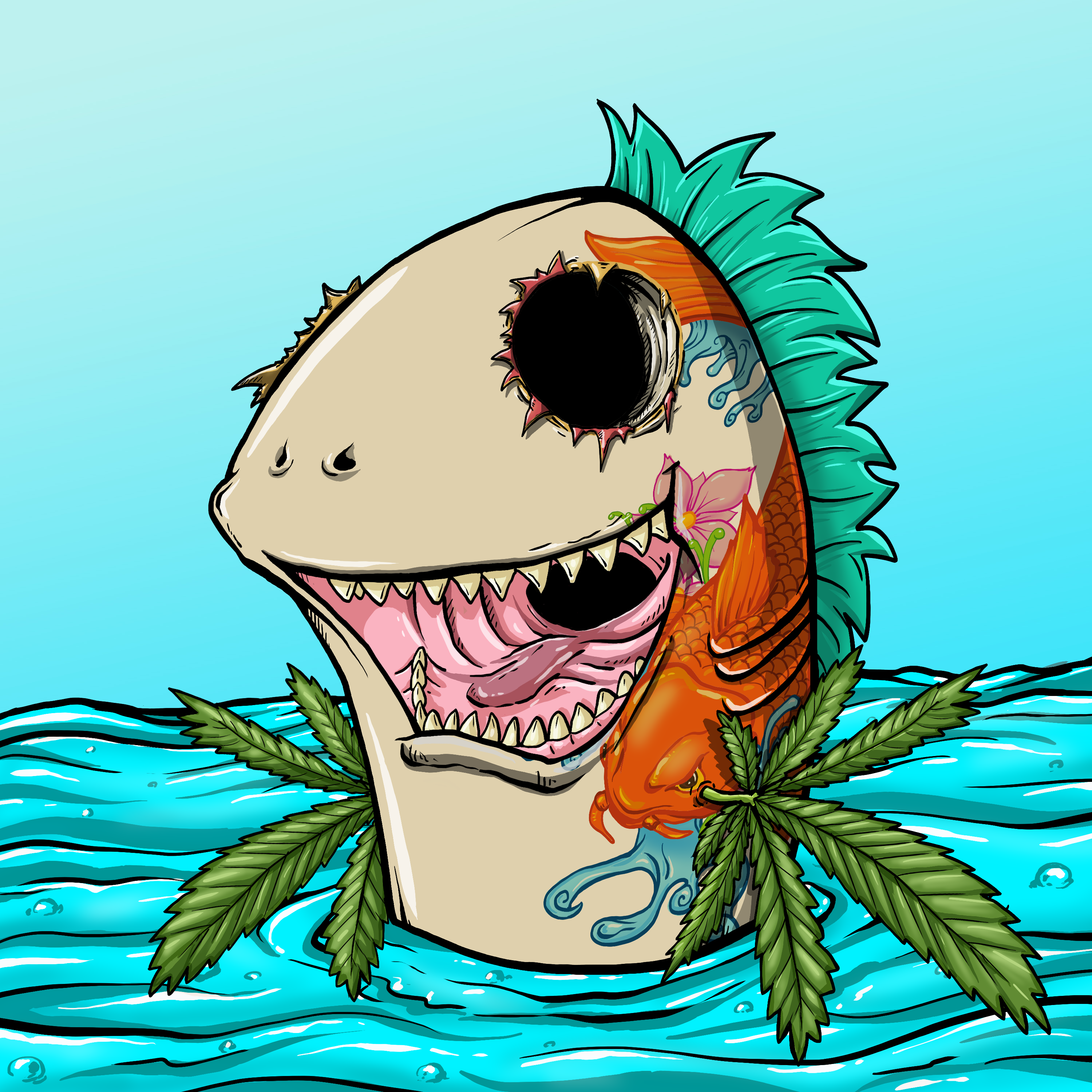 CRAZY CRITTERS - FISH  702 NFT on Algorand