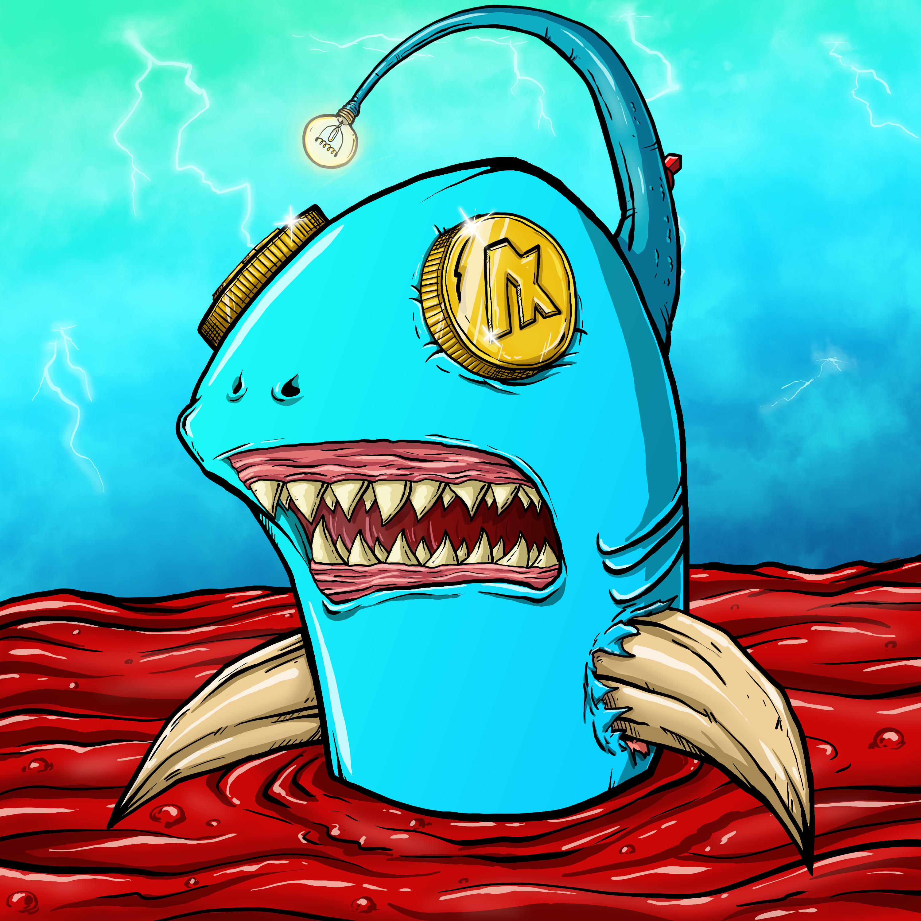 CRAZY CRITTERS - FISH  705 NFT on Algorand