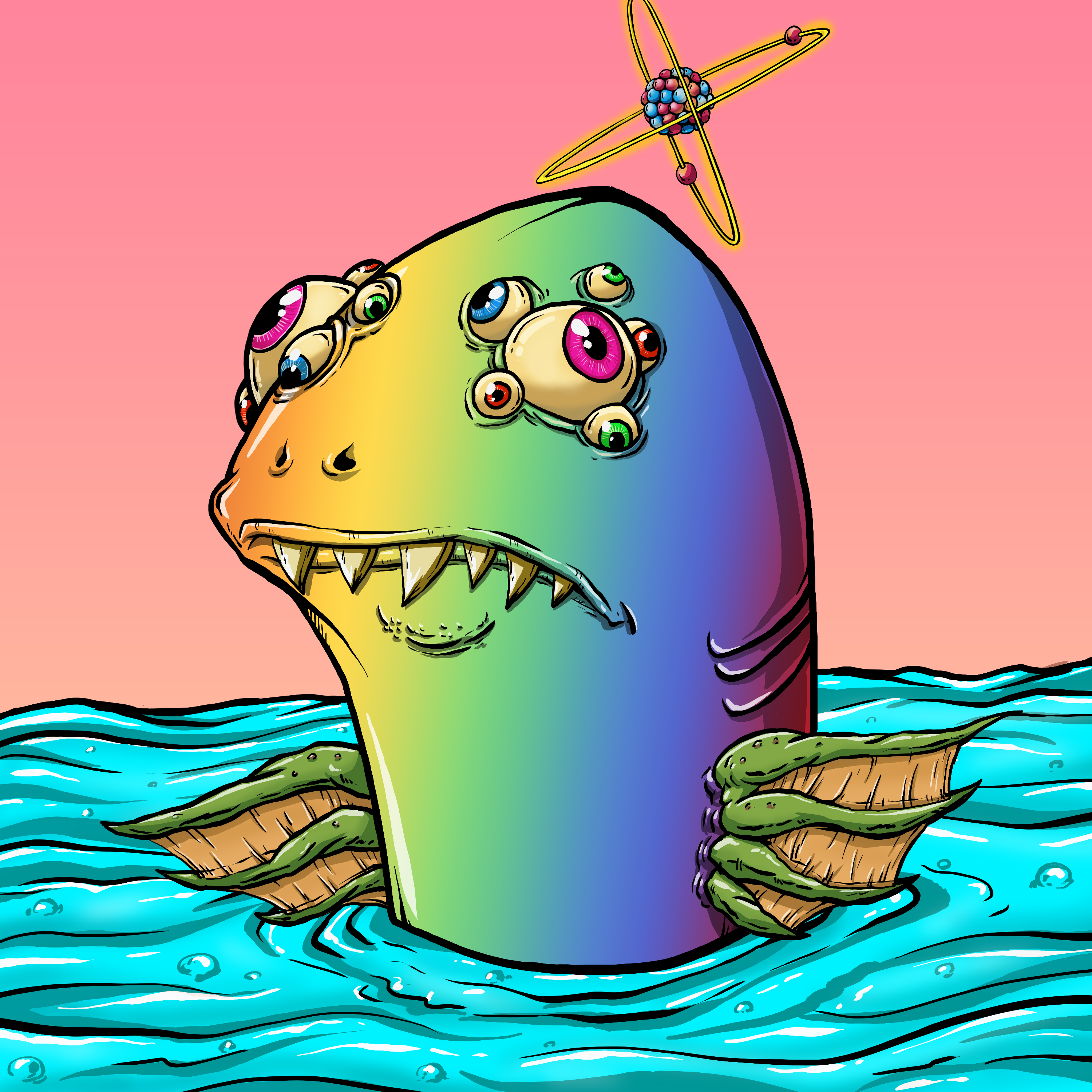 CRAZY CRITTERS - FISH  711 NFT on Algorand