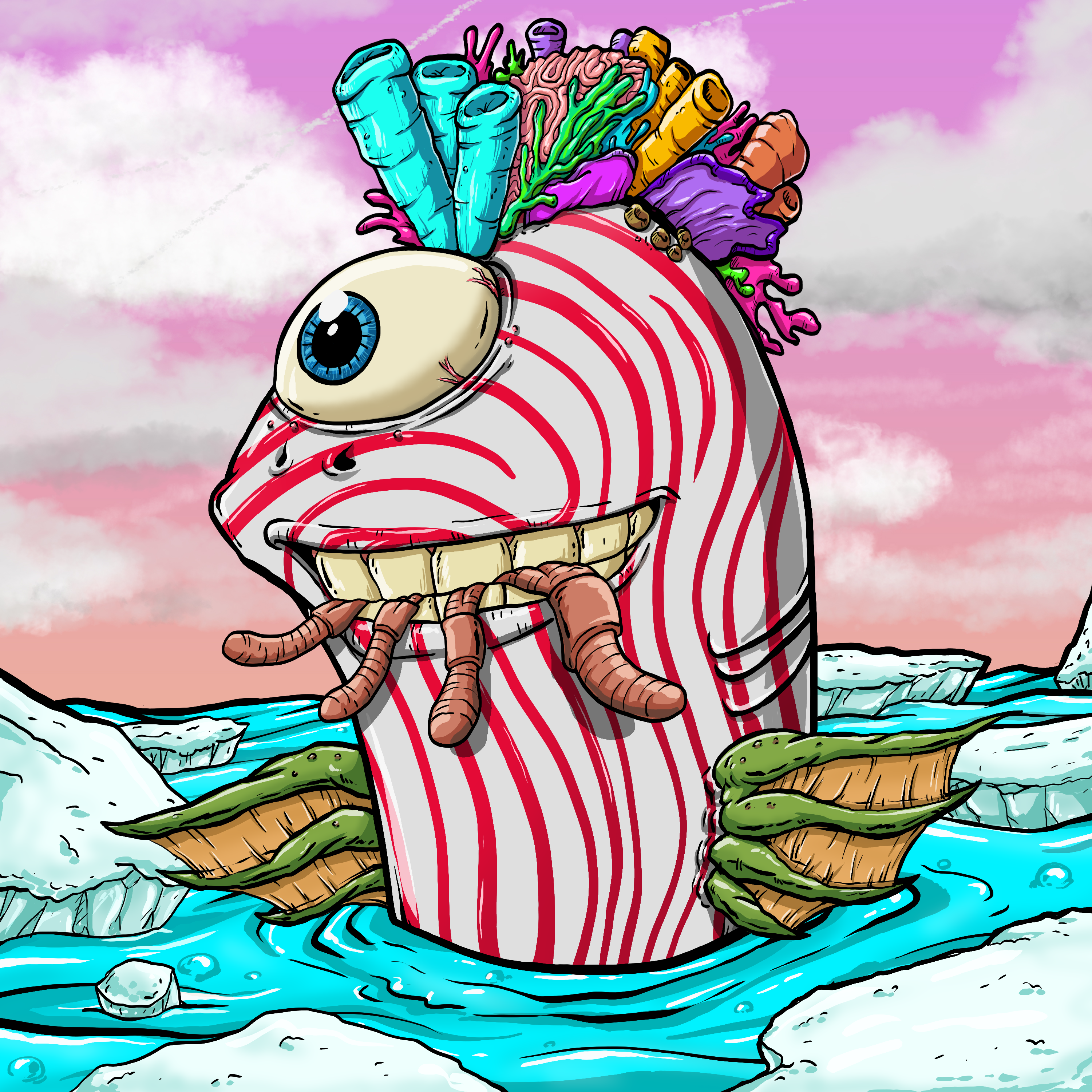 CRAZY CRITTERS - FISH 712 NFT on Algorand