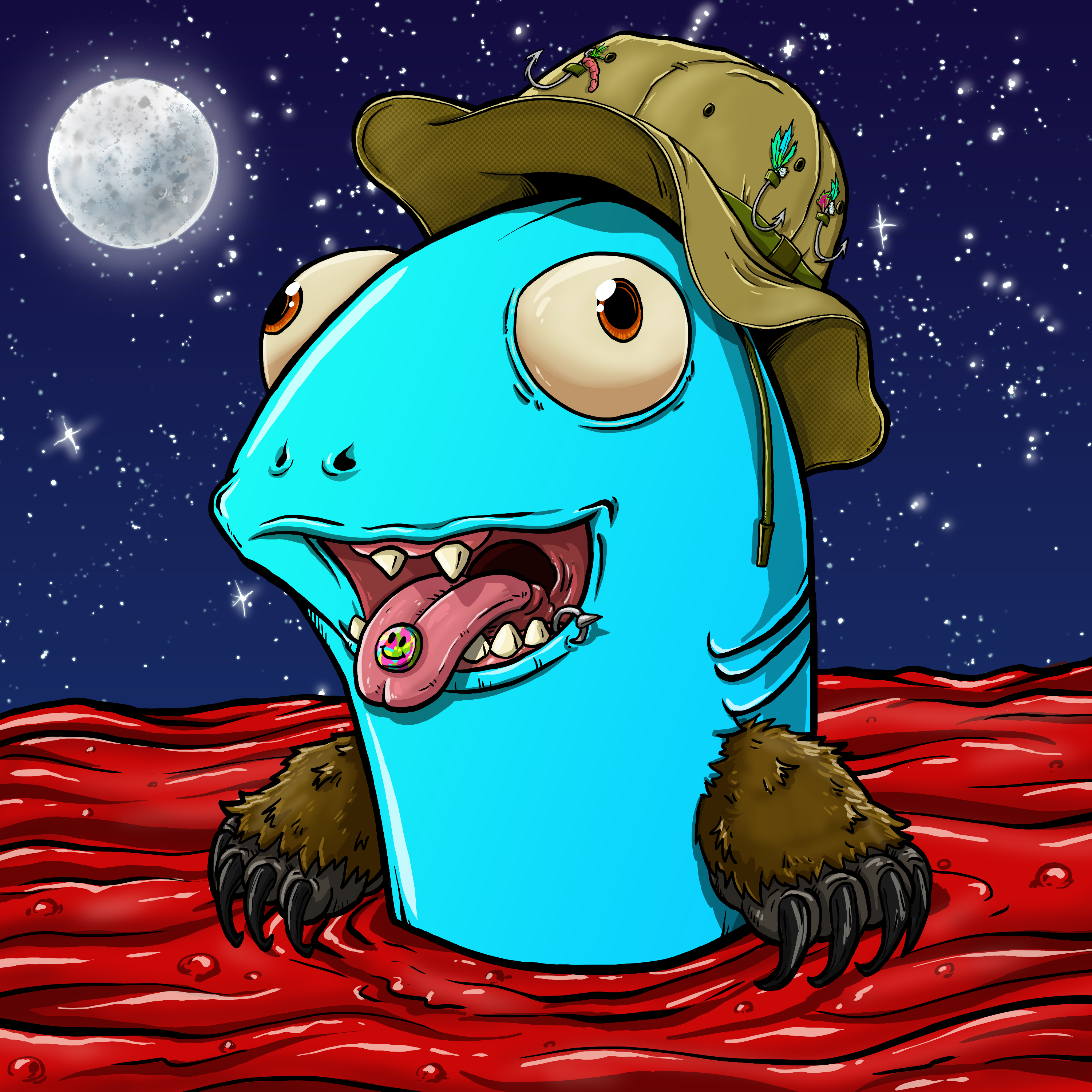 CRAZY CRITTERS - FISH  714 NFT on Algorand