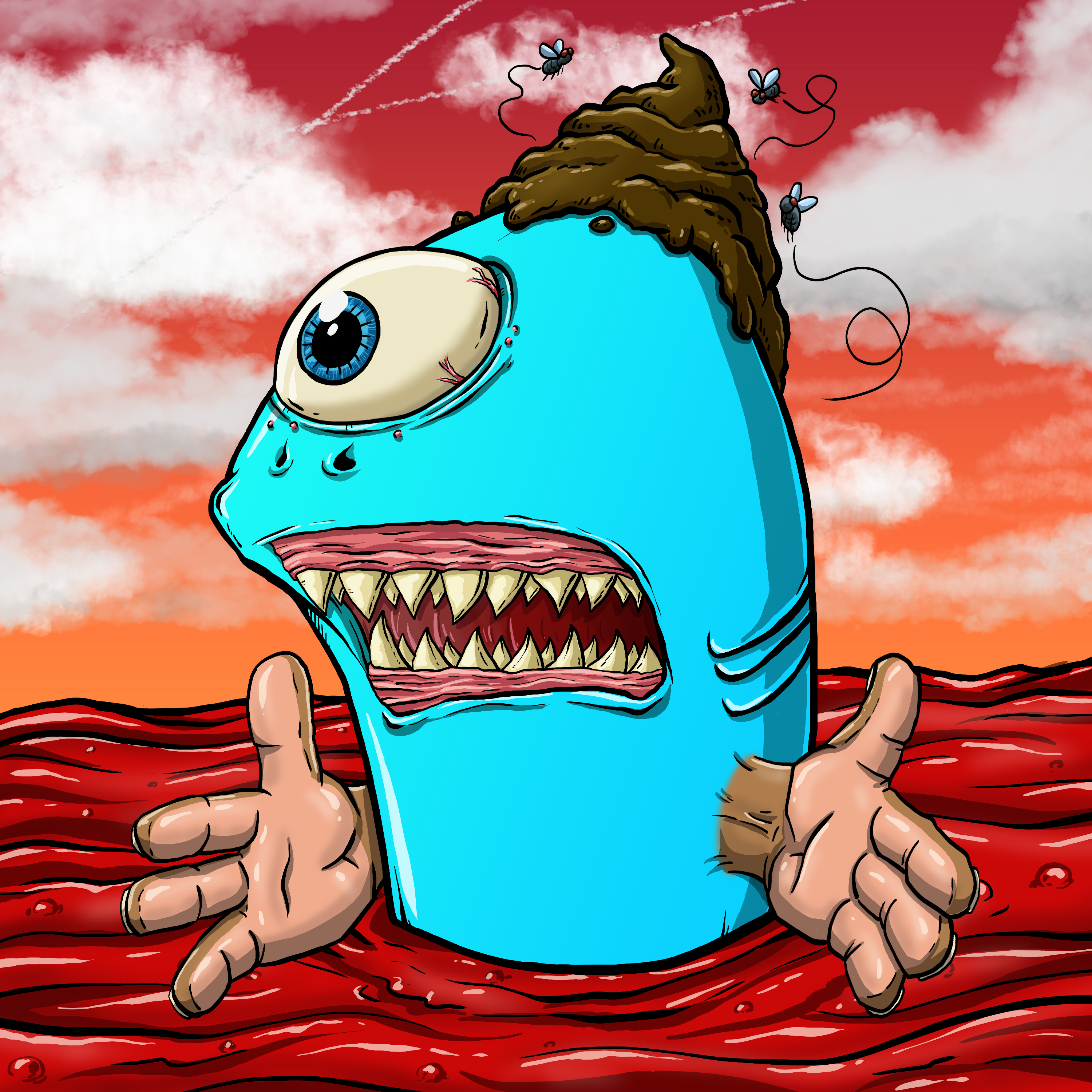 CRAZY CRITTERS - FISH  715 NFT on Algorand