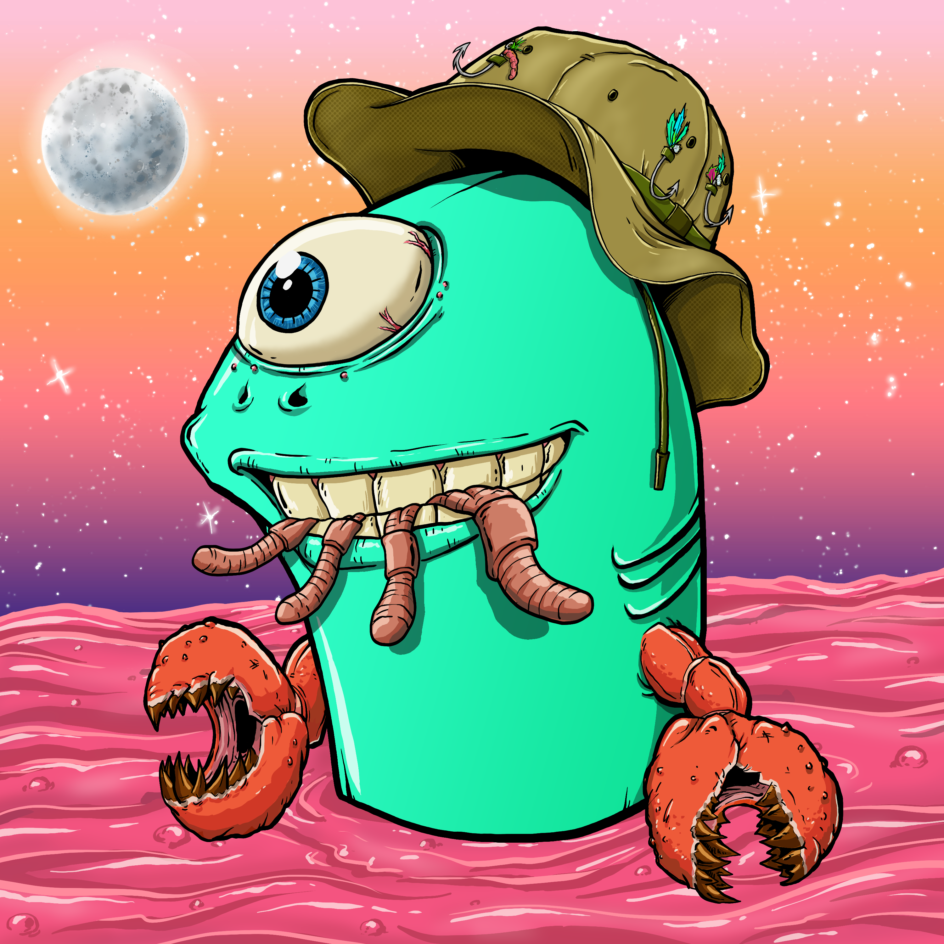 CRAZY CRITTERS - FISH  719 NFT on Algorand