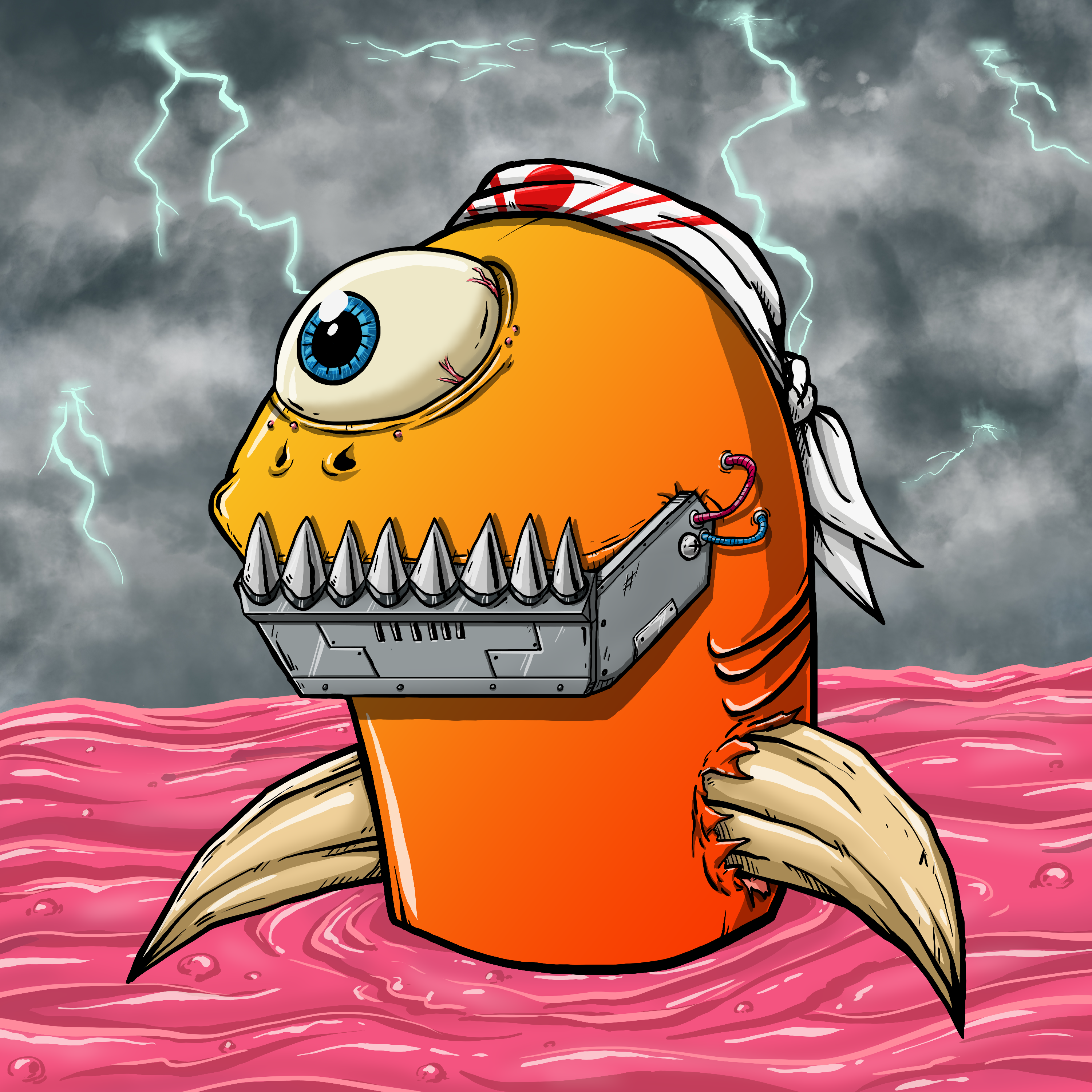 CRAZY CRITTERS - FISH 72 NFT on Algorand