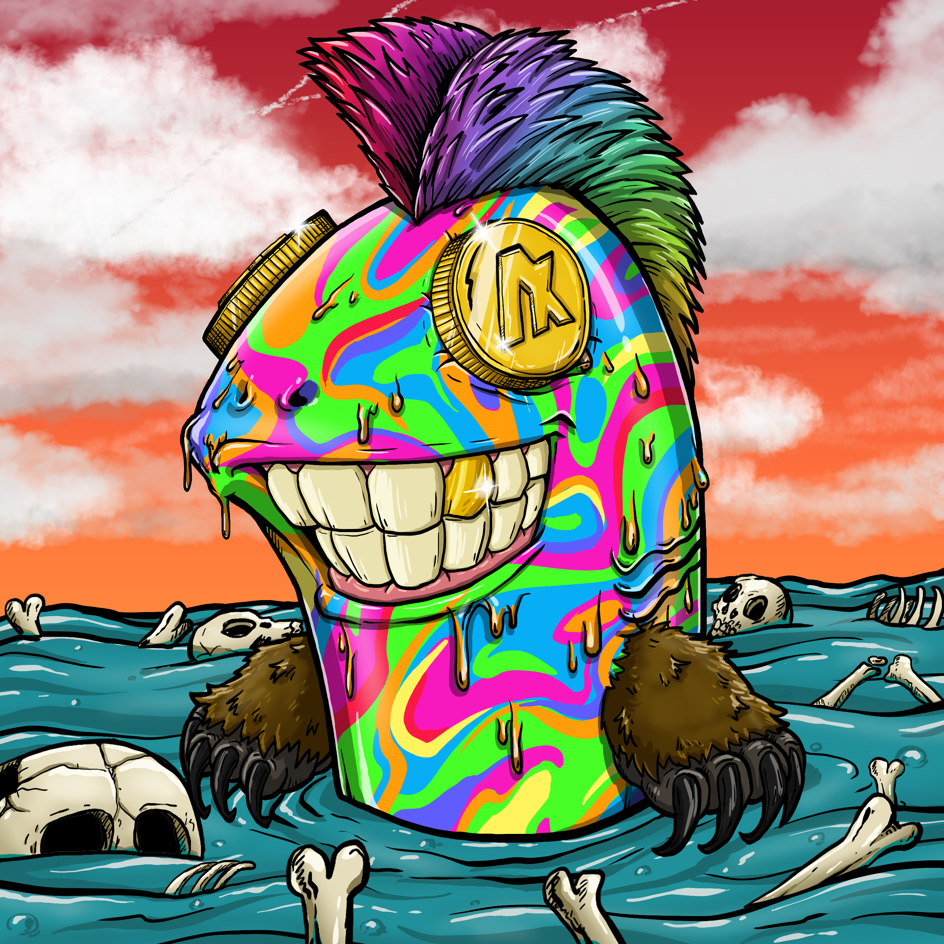 CRAZY CRITTERS - FISH 723 NFT on Algorand