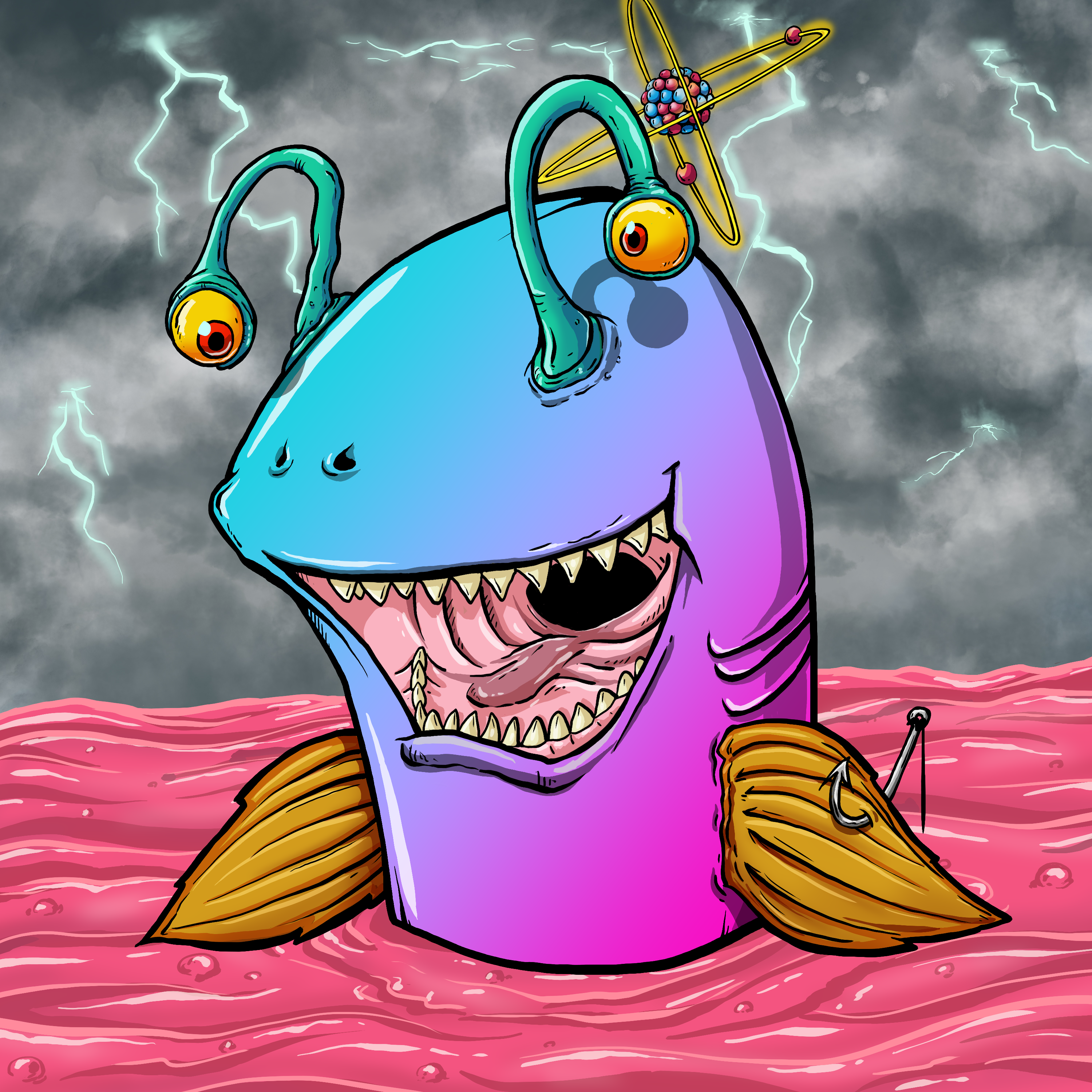 CRAZY CRITTERS - FISH  726 NFT on Algorand