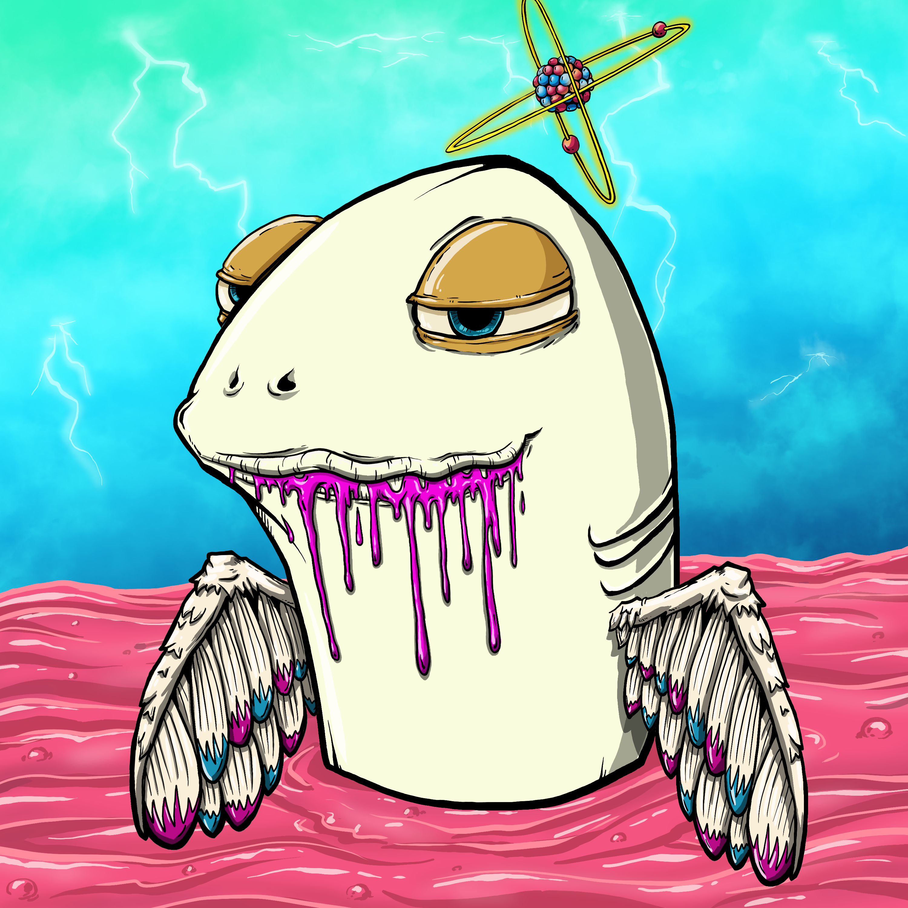 CRAZY CRITTERS - FISH  733 NFT on Algorand