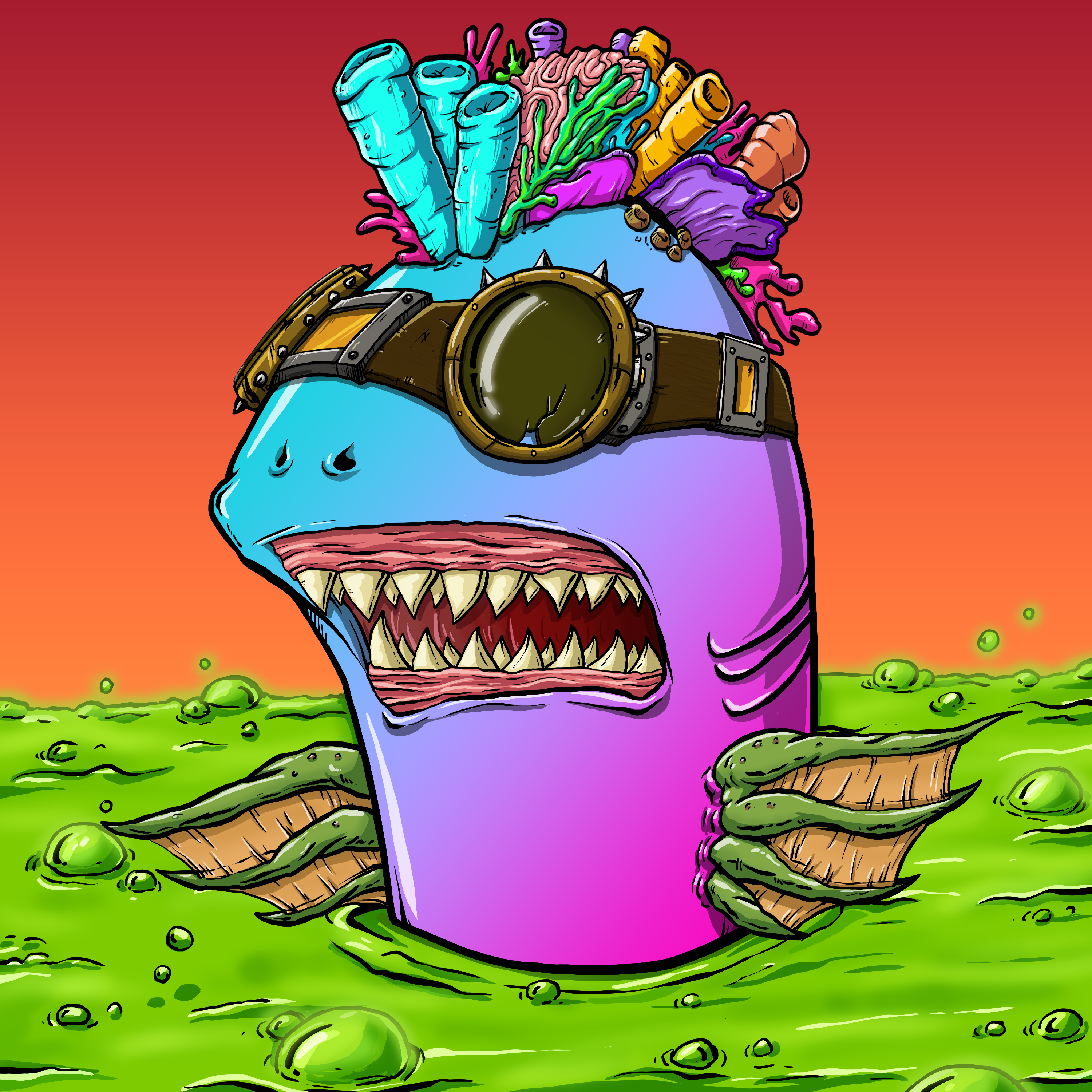 CRAZY CRITTERS - FISH  744 NFT on Algorand