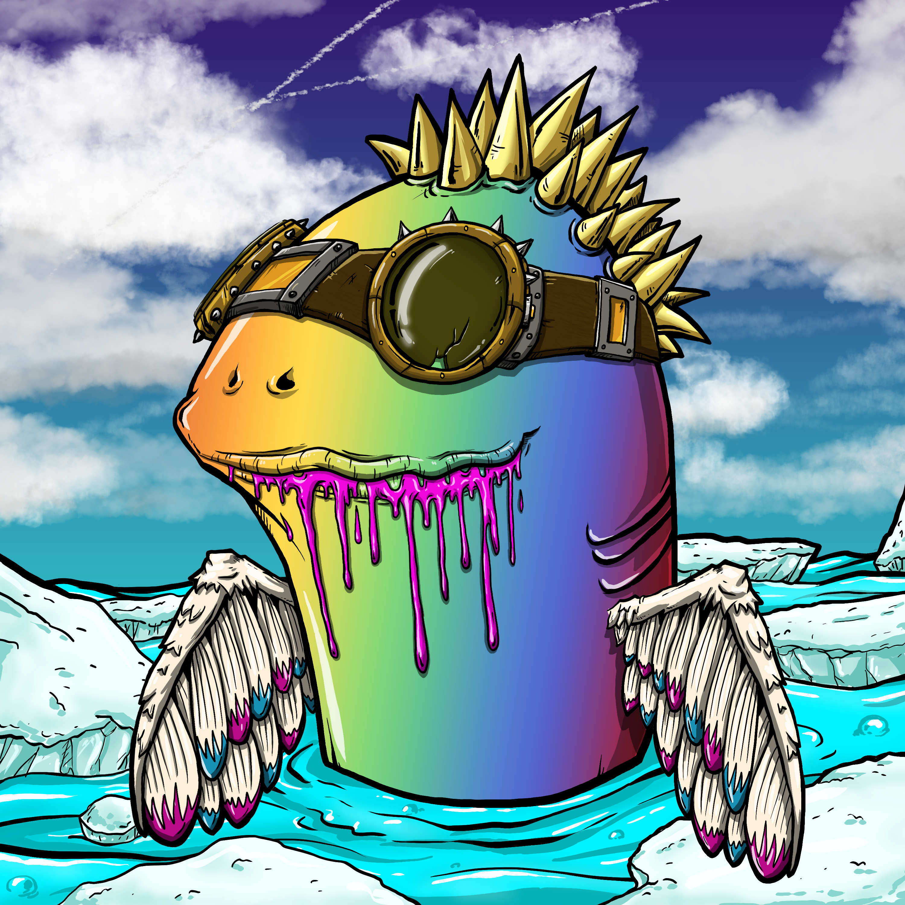 CRAZY CRITTERS - FISH  746 NFT on Algorand