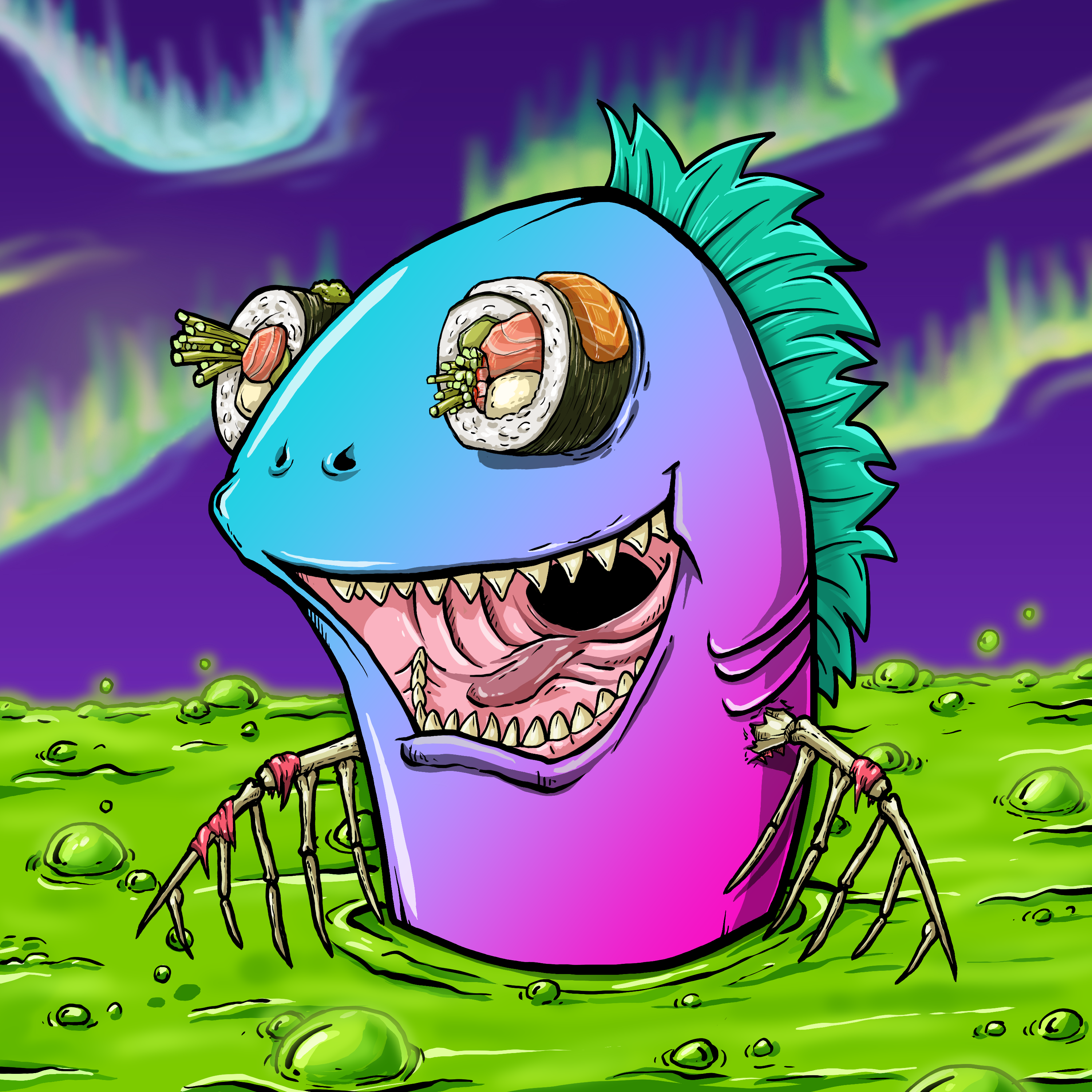 CRAZY CRITTERS - FISH  748 NFT on Algorand