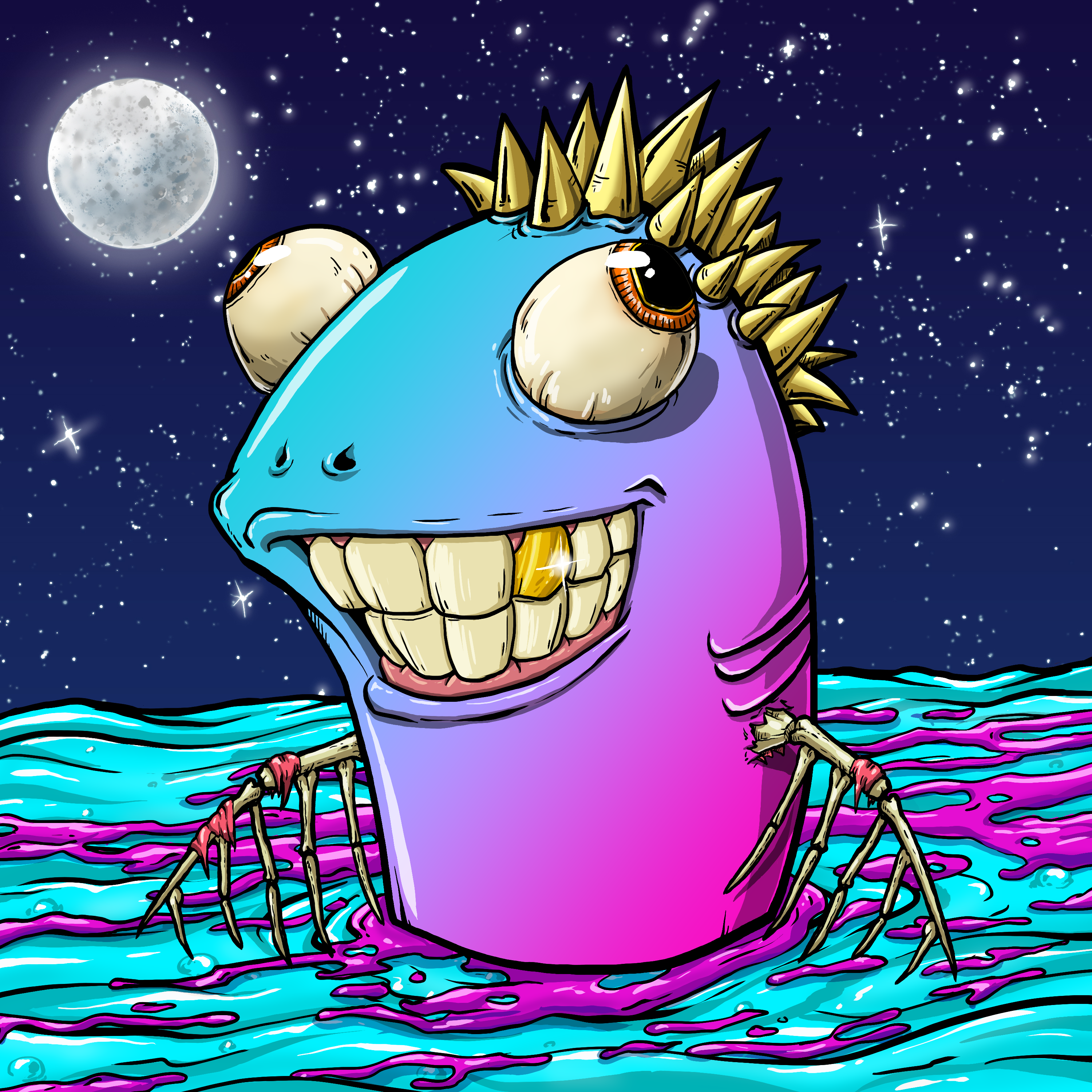 CRAZY CRITTERS - FISH  749 NFT on Algorand