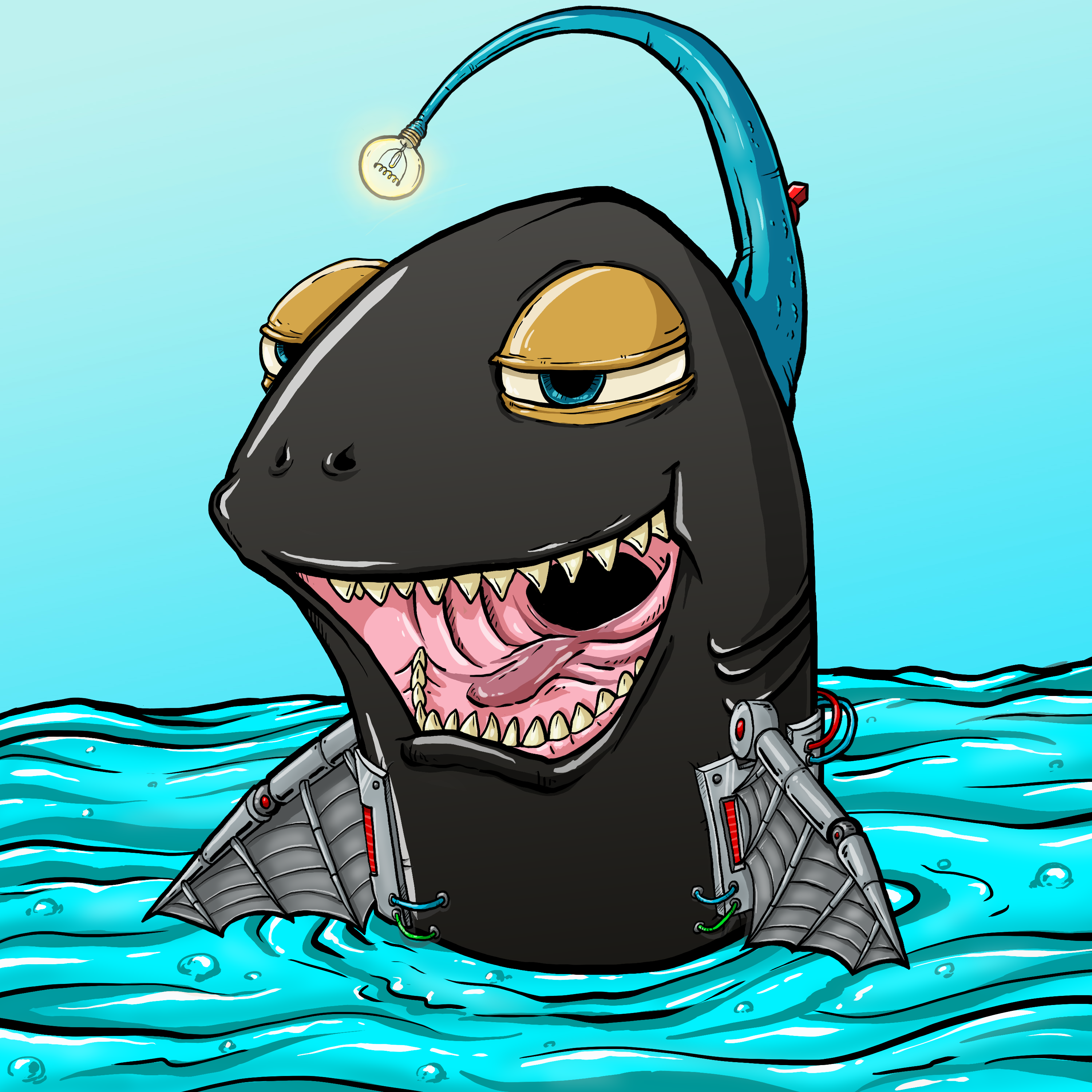 CRAZY CRITTERS - FISH  750 NFT on Algorand