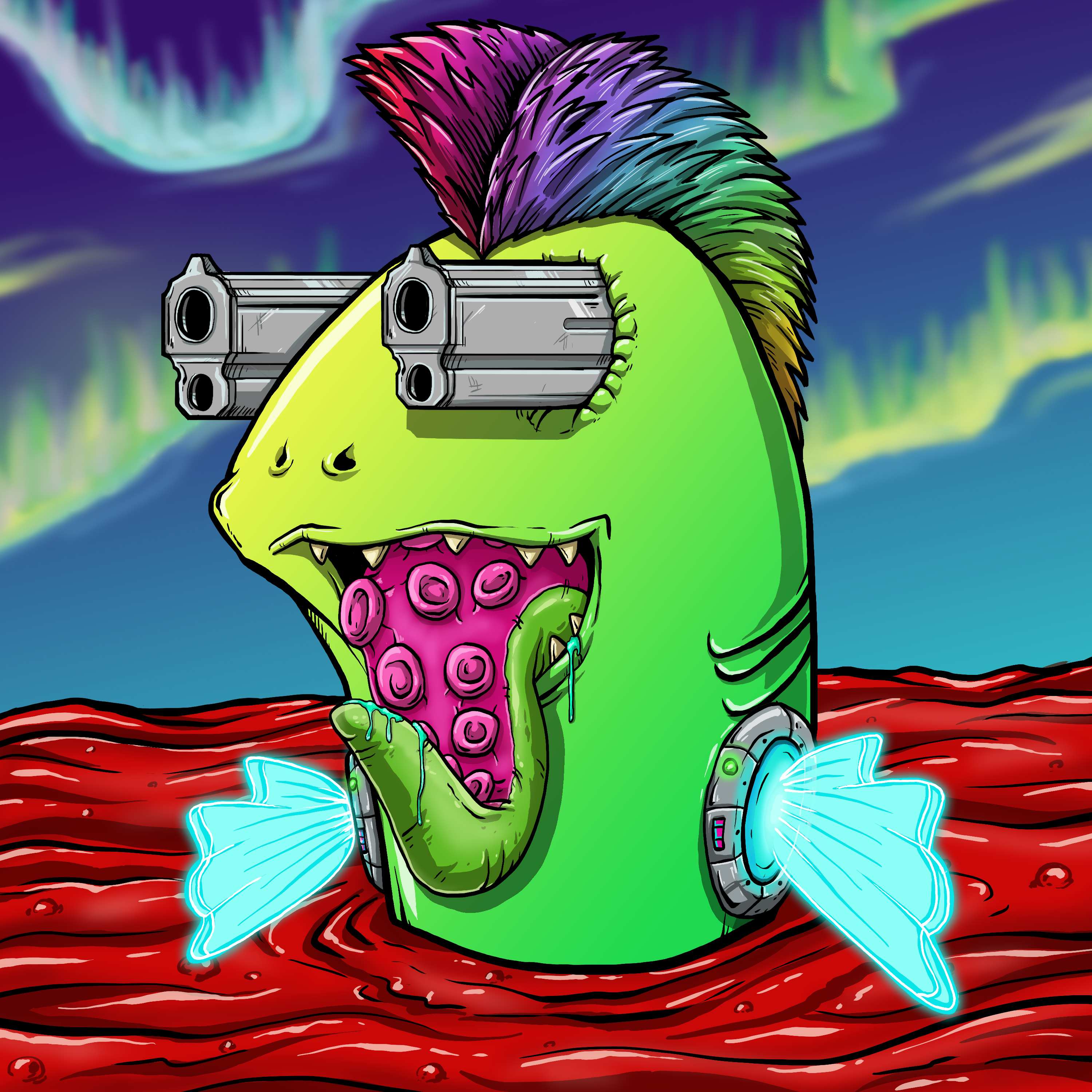 CRAZY CRITTERS - FISH  94 NFT on Algorand