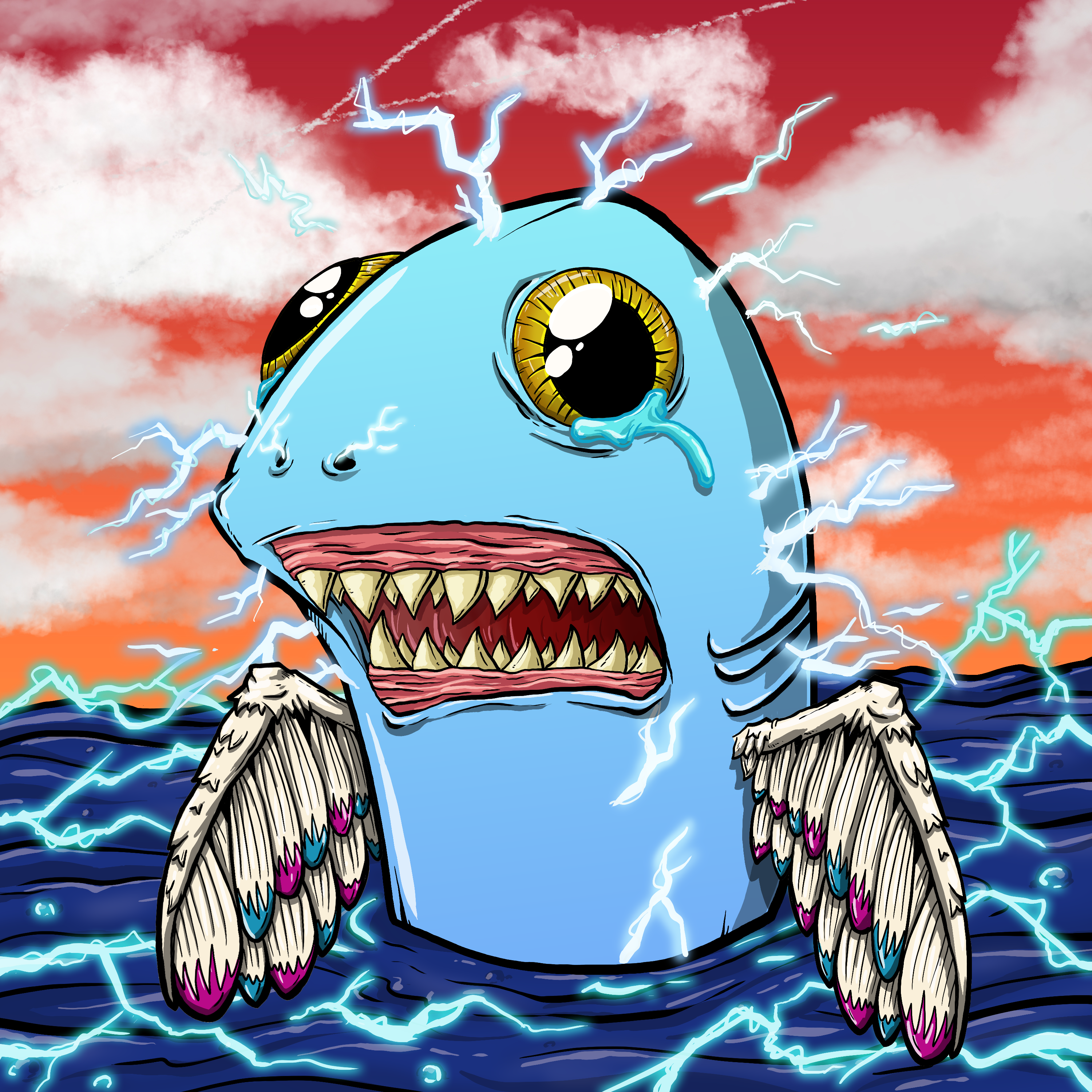 CRAZY CRITTERS - FISH  96 NFT on Algorand