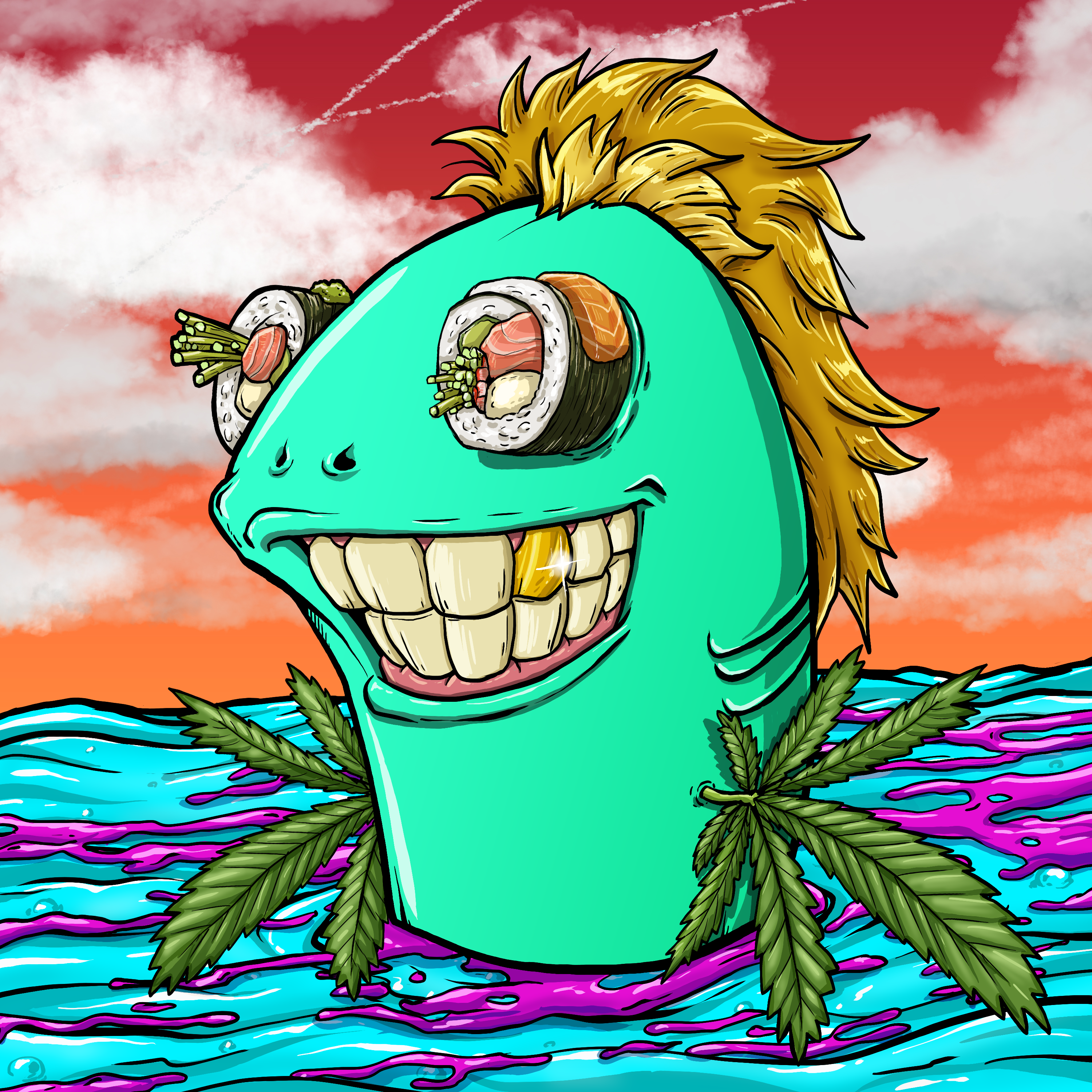 CRAZY CRITTERS - FISH  98 NFT on Algorand