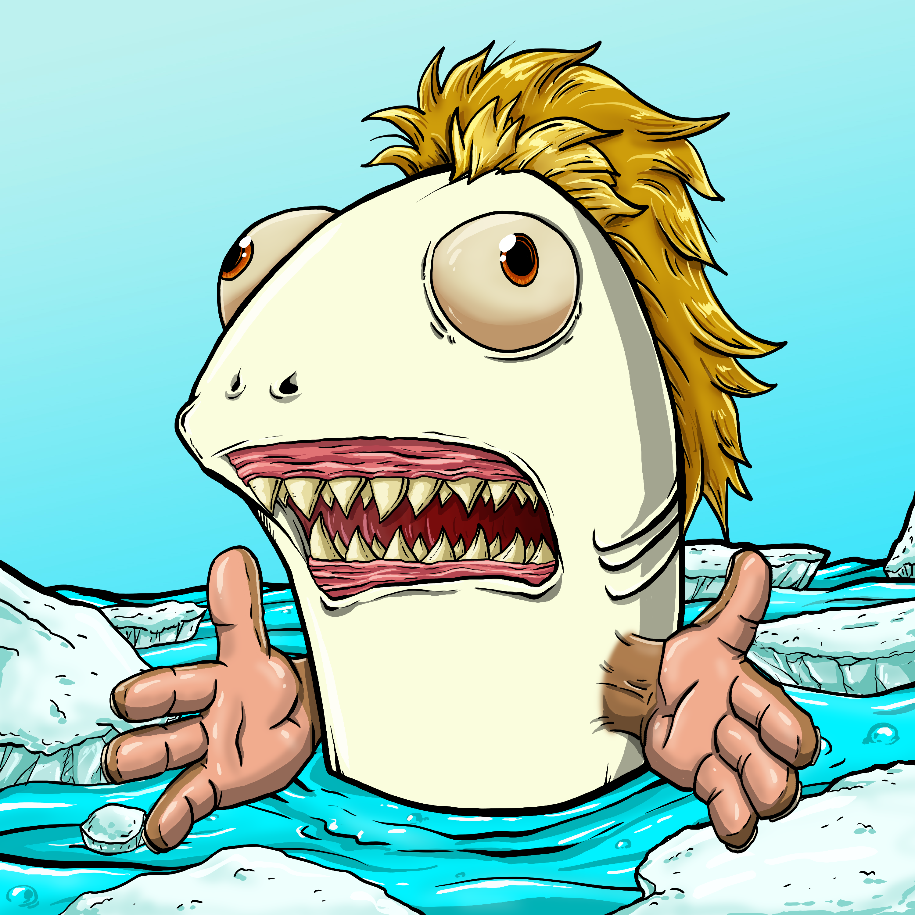 CRAZY CRITTERS - FISH  99 NFT on Algorand