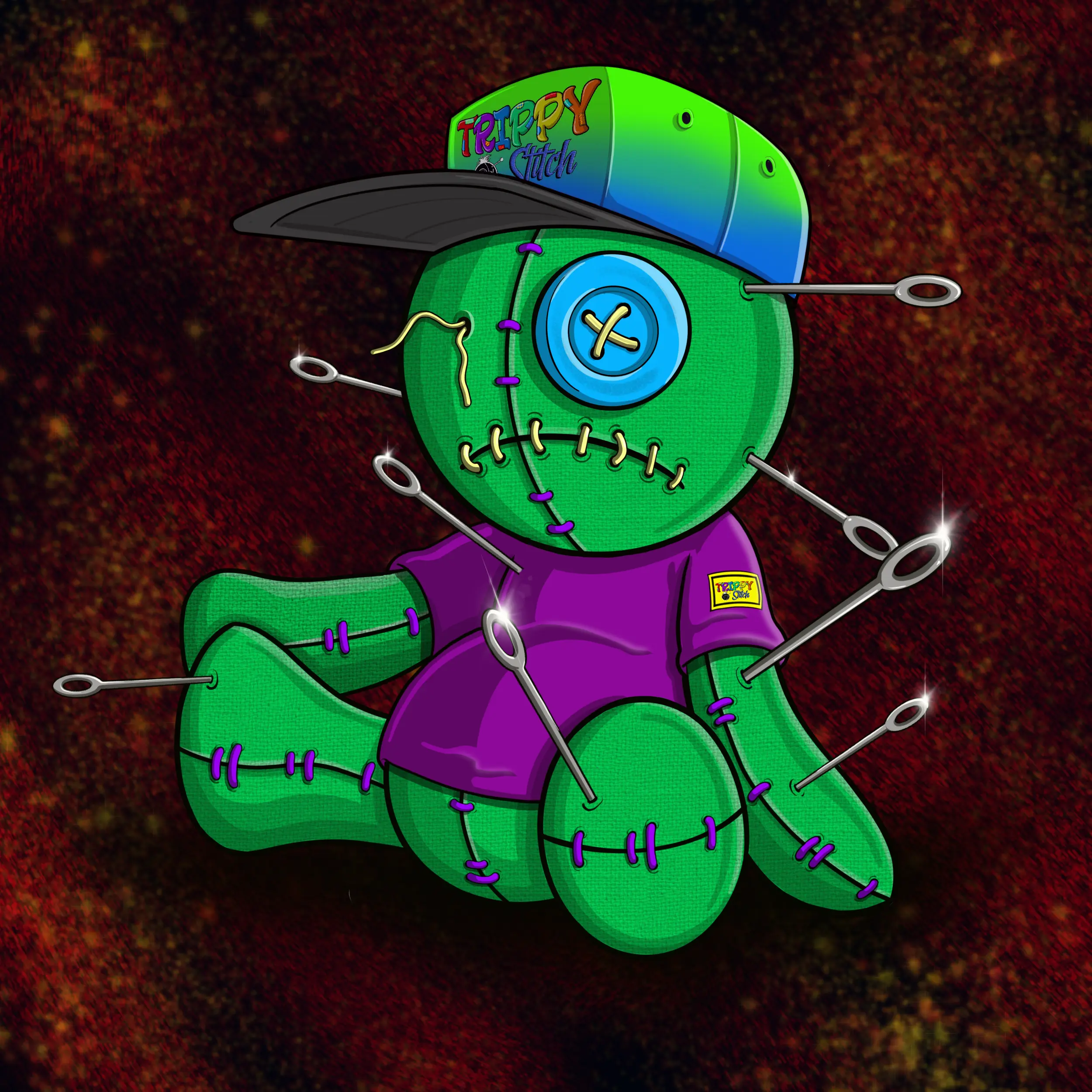 Trippy Stitch #449 NFT on Algorand