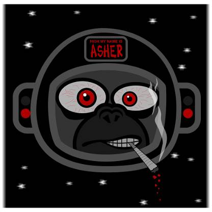 Special Space Monkey Asher