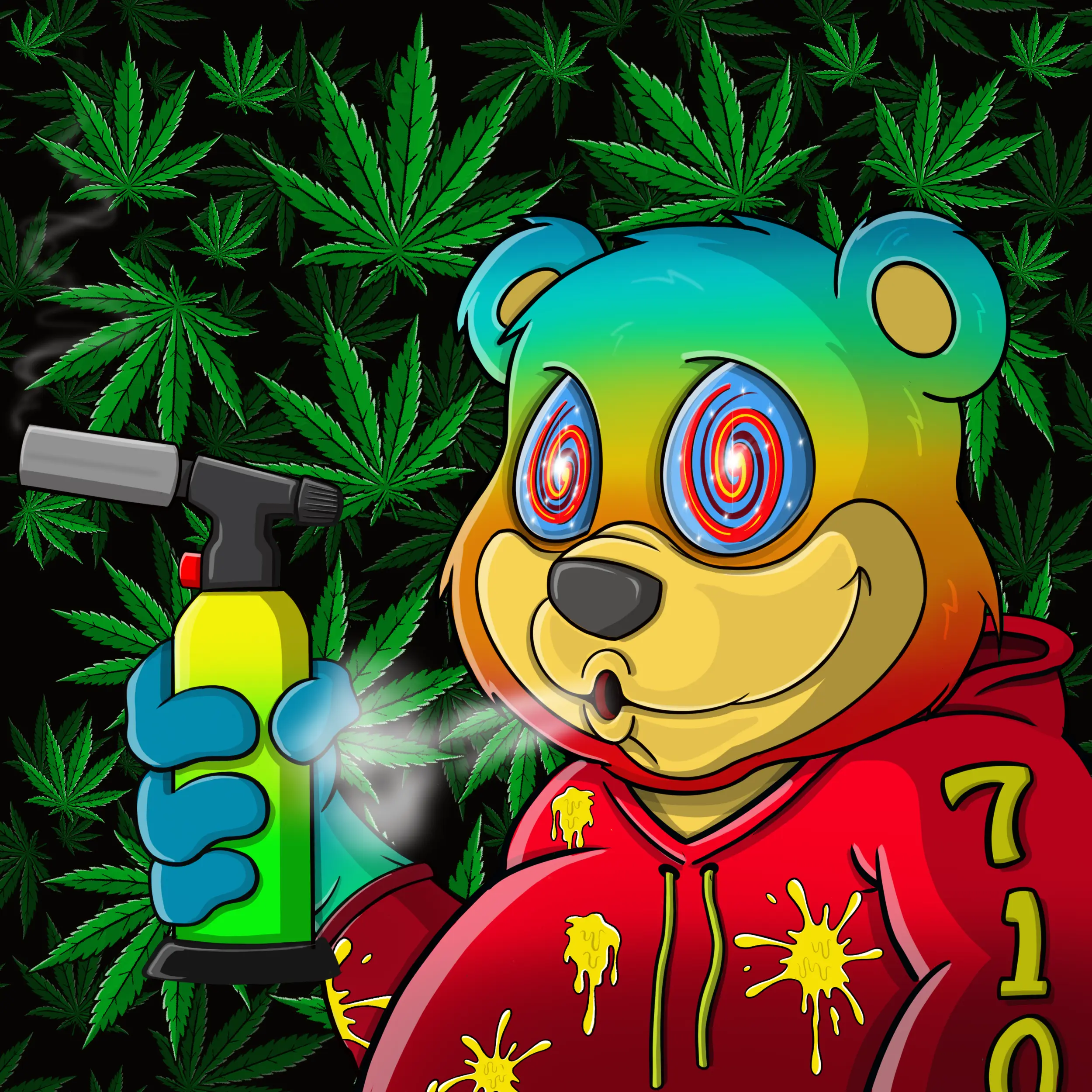 Burnin Bears #934 NFT on Algorand