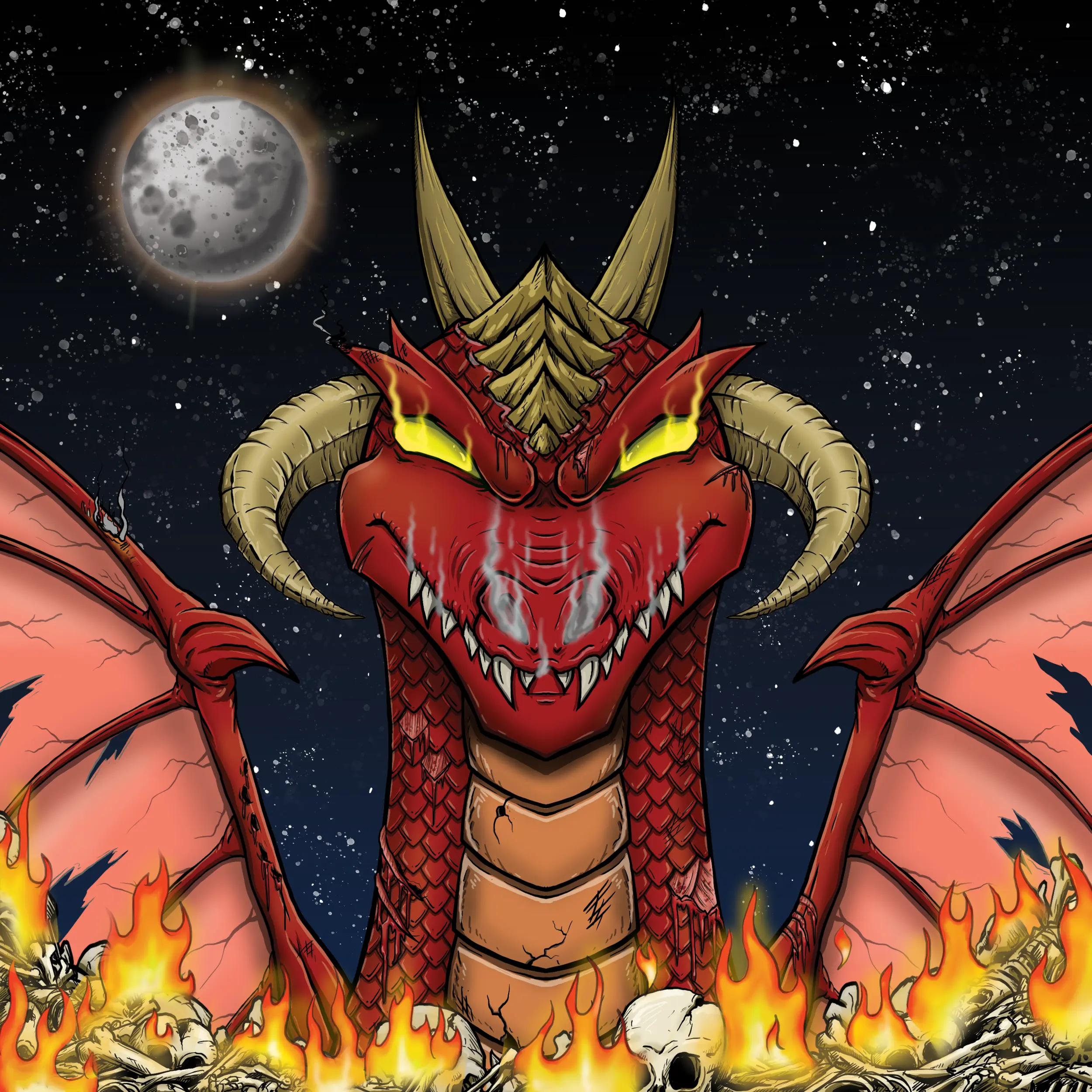 DragonFi Moon Dragons #34 NFT on Algorand
