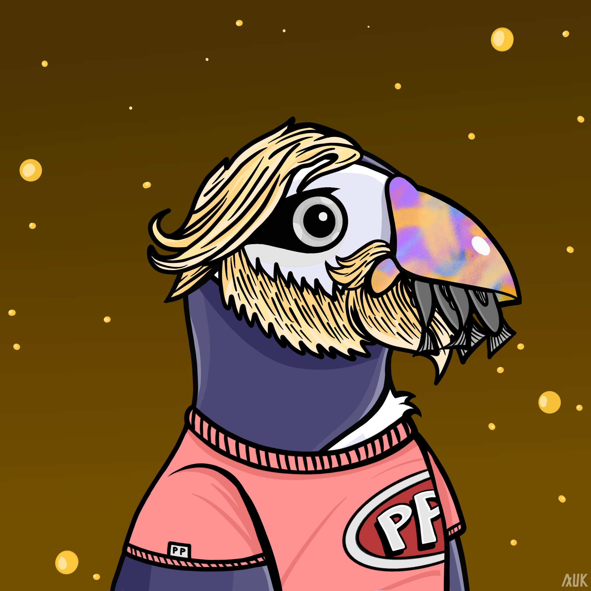 Poppin Puffins #666 NFT on Algorand