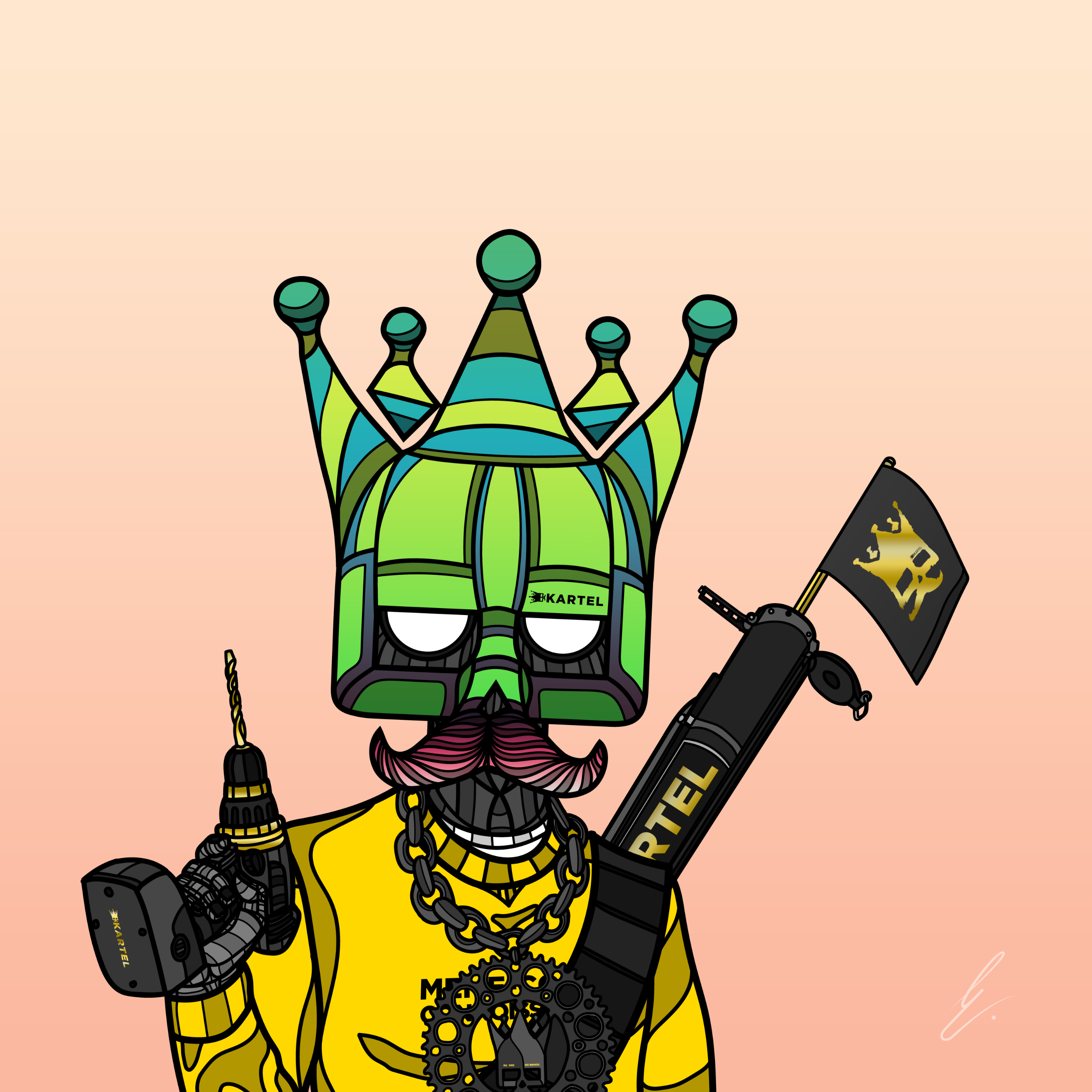 B-KARTEL: SQUADDIES #2515 NFT on Algorand