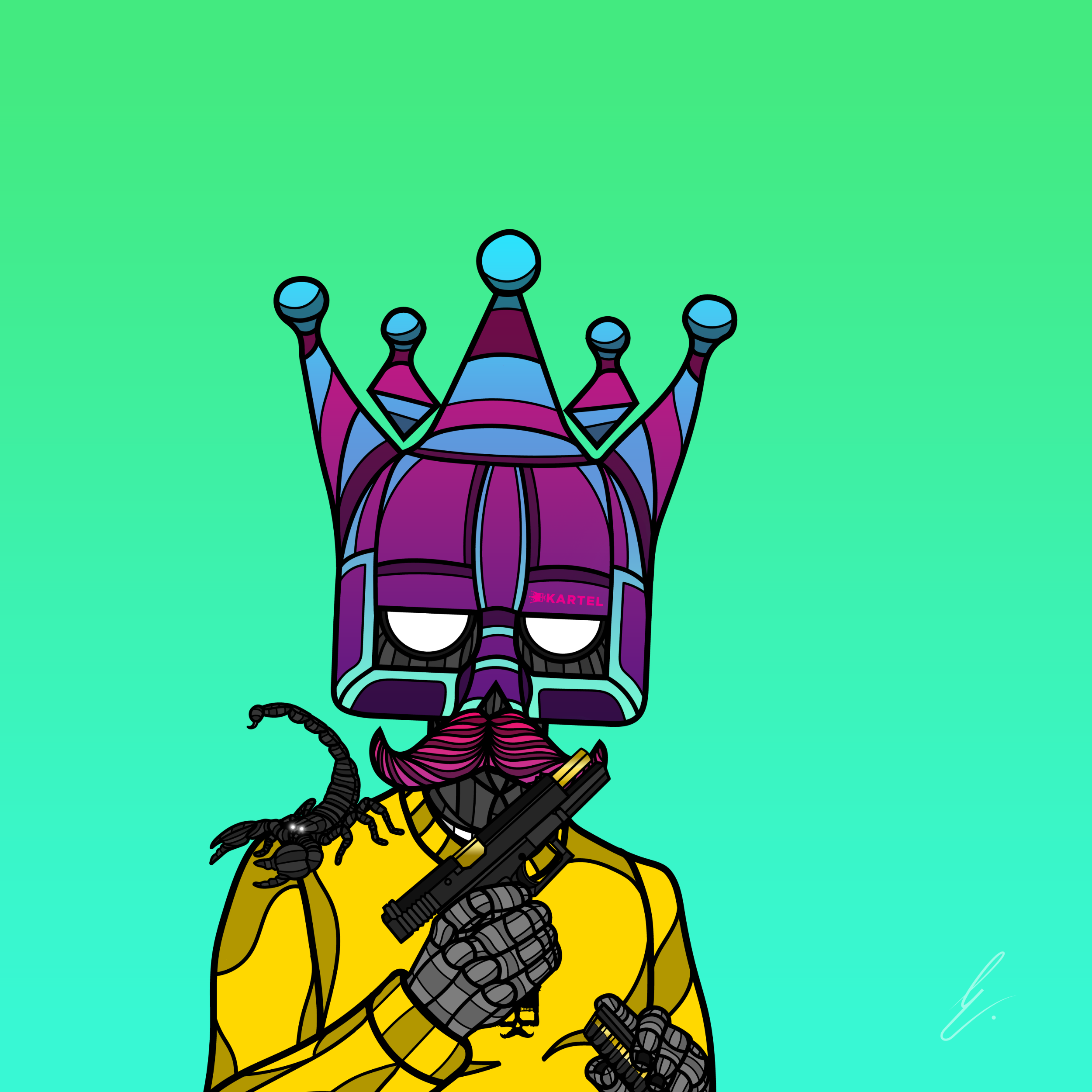 B-KARTEL: SQUADDIES #2555 NFT on Algorand