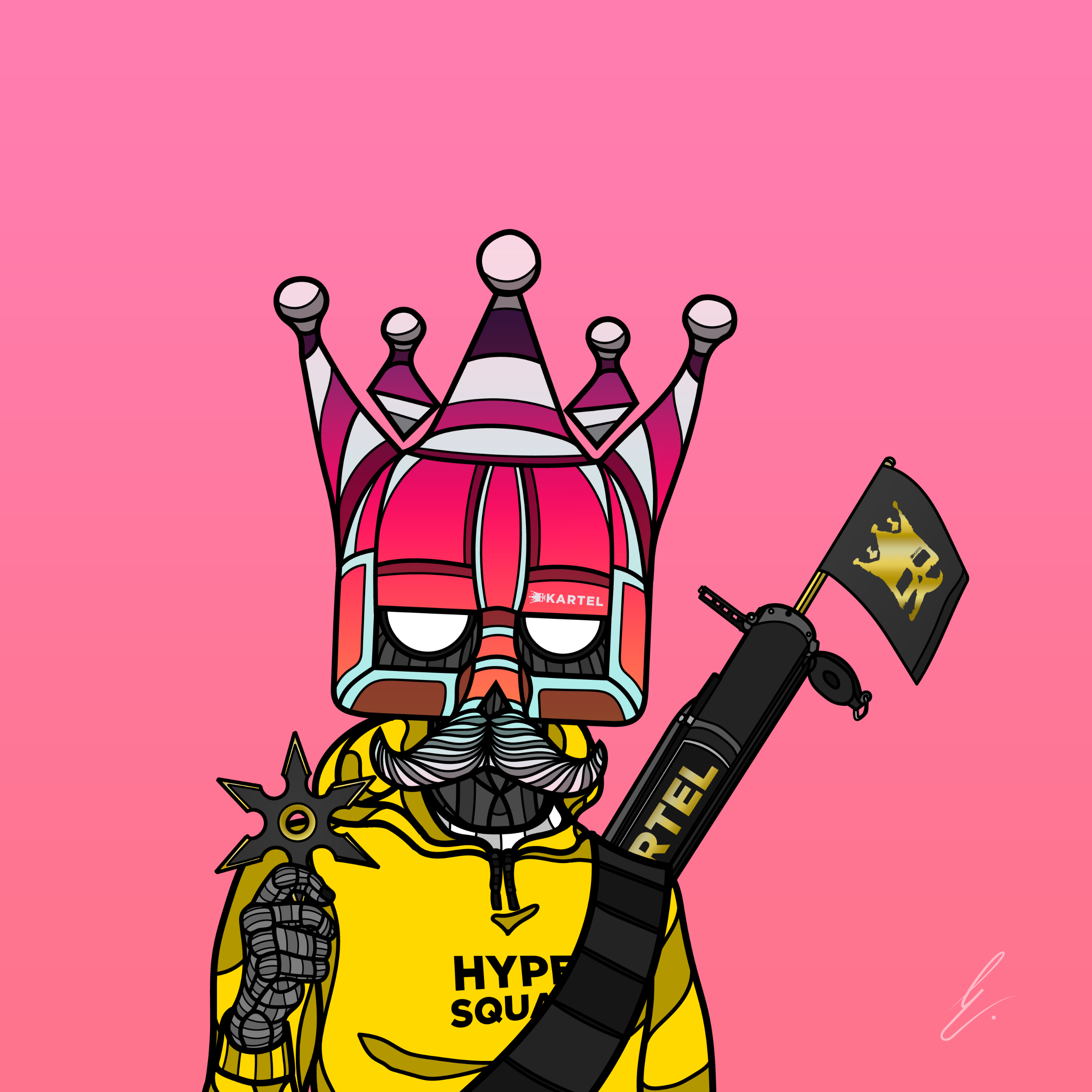 B-KARTEL: SQUADDIES #2557 NFT on Algorand
