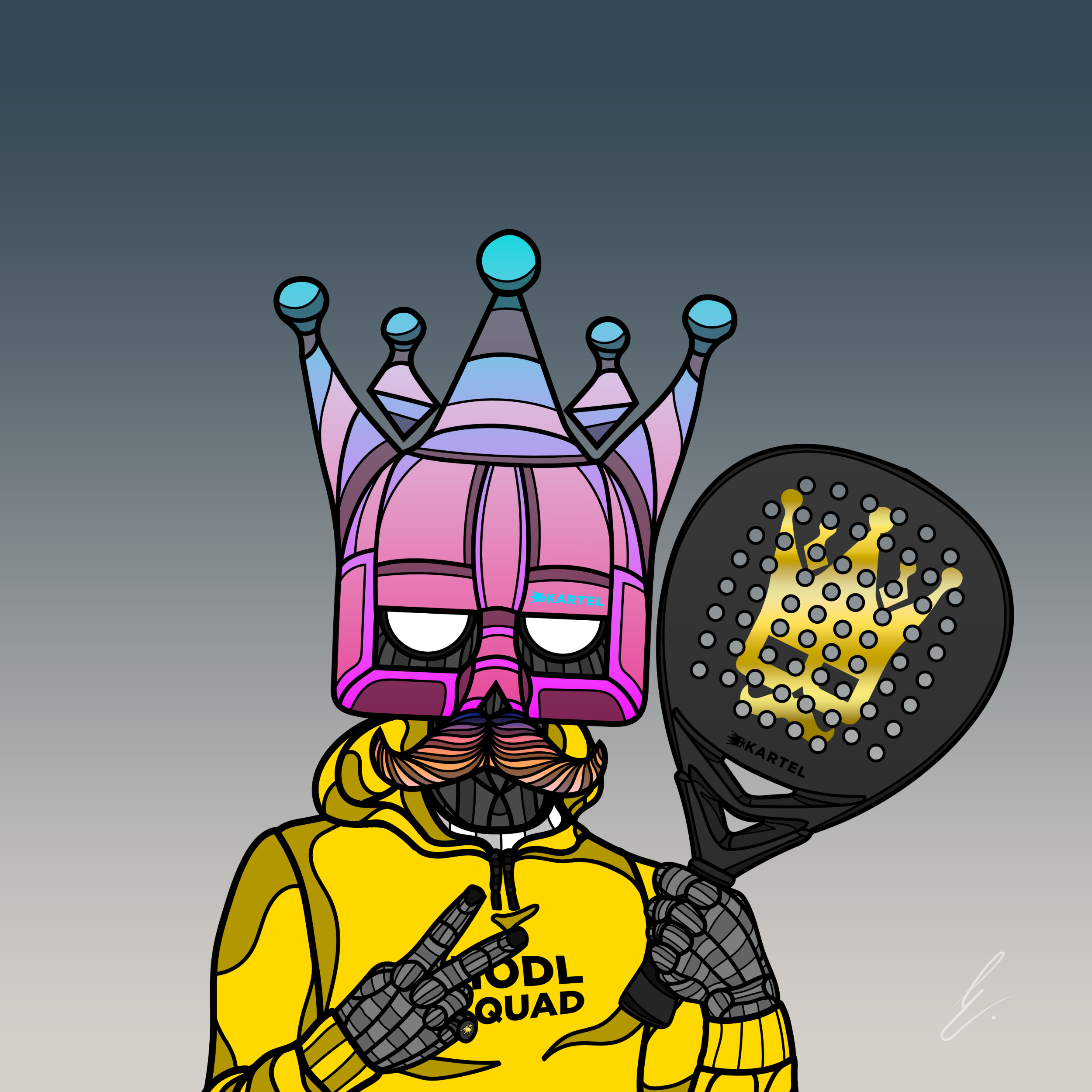 B-KARTEL: SQUADDIES #2606 NFT on Algorand