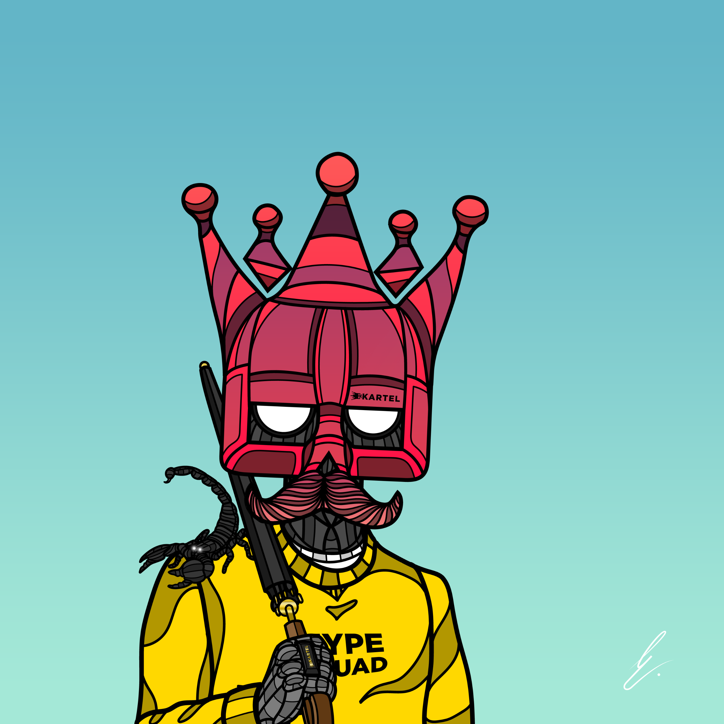 B-KARTEL: SQUADDIES #2622 NFT on Algorand